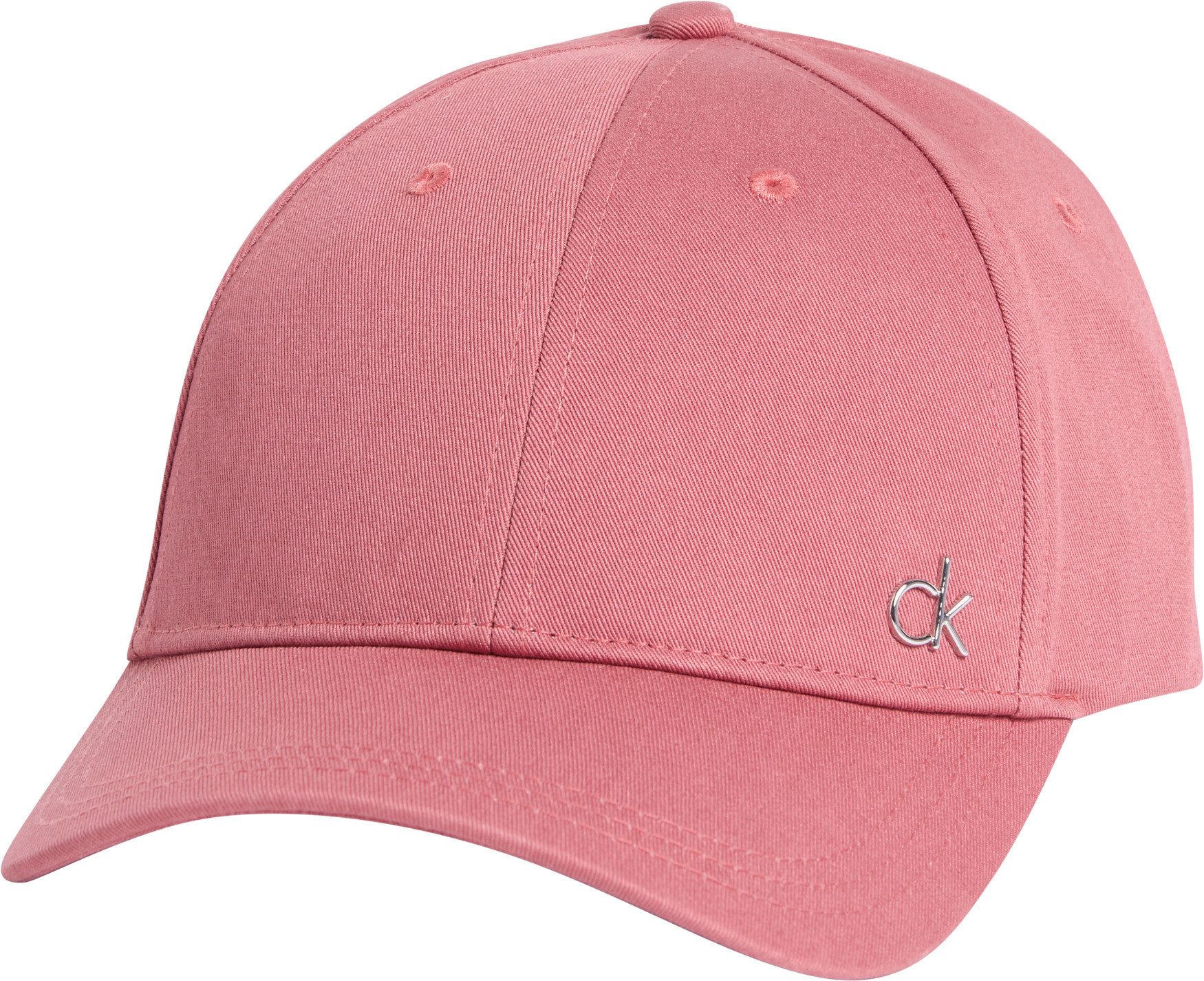 Calvin Klein Baseball pet CK METAL COTTON CAP Logoprand op de klem sluiting