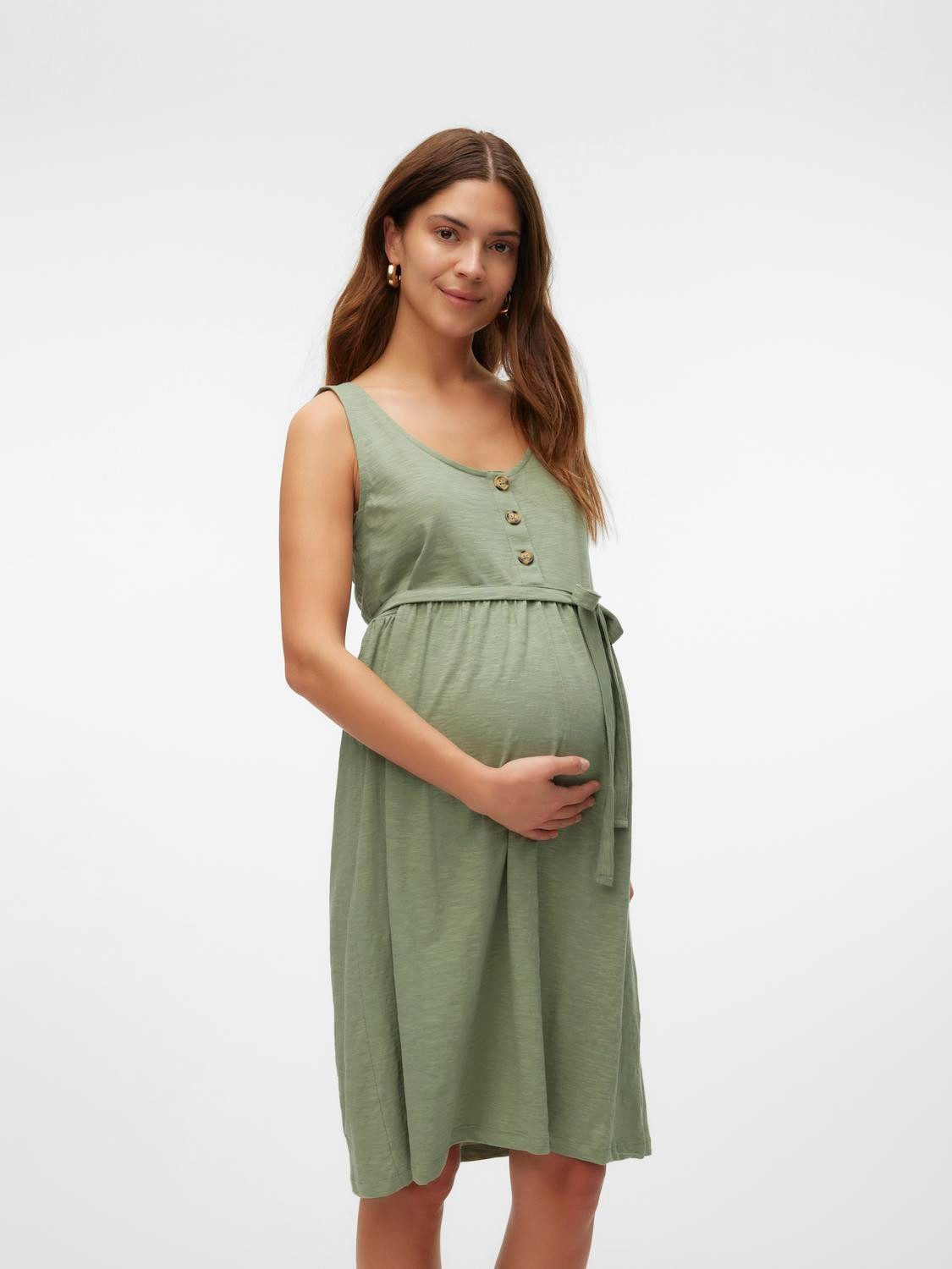 Mamalicious Positiejurk MLEVI LIA SL JRS ABK DRESS 2F NOOS