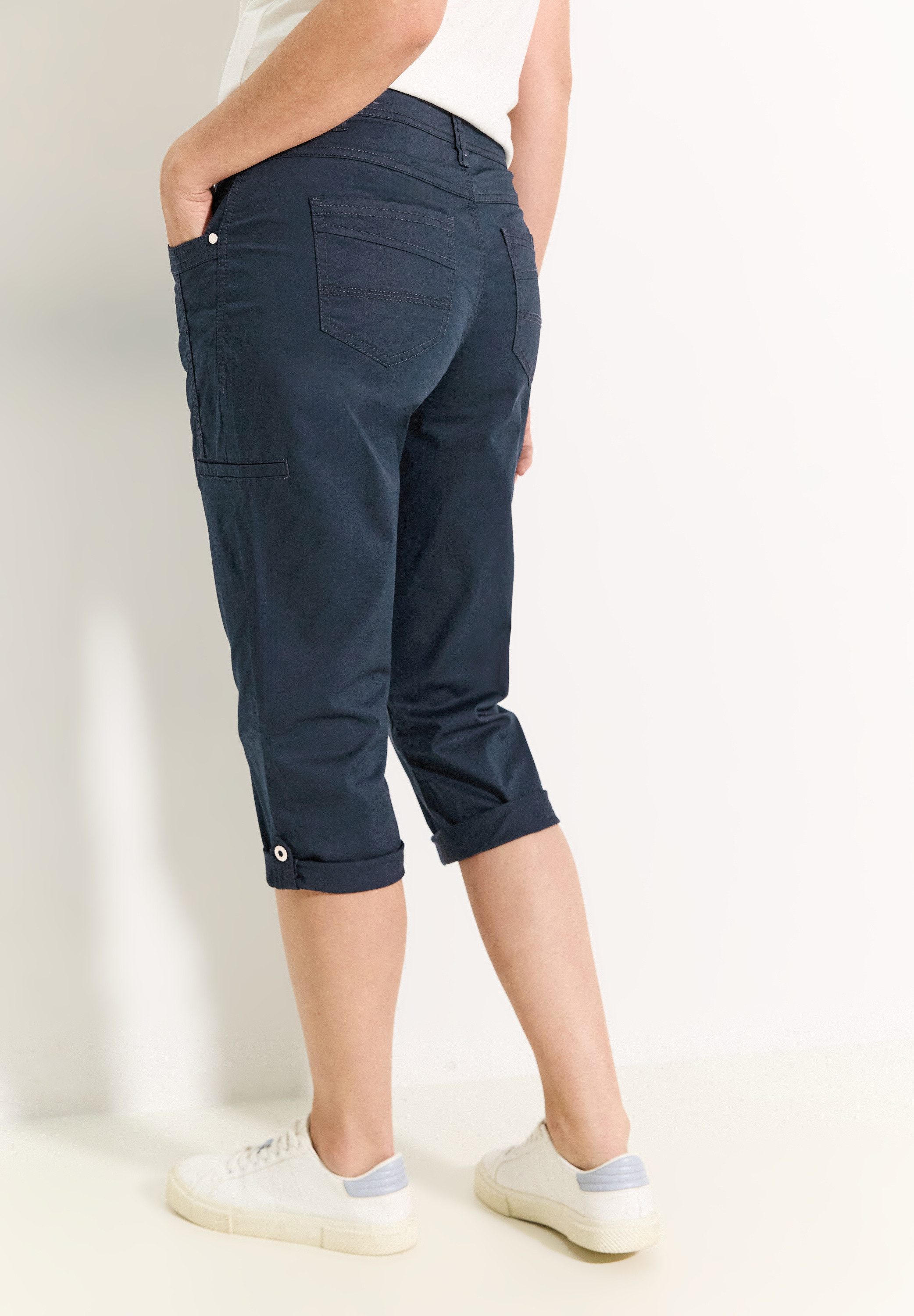 Cecil 3 4 broek Stijl New York in cargo-optiek