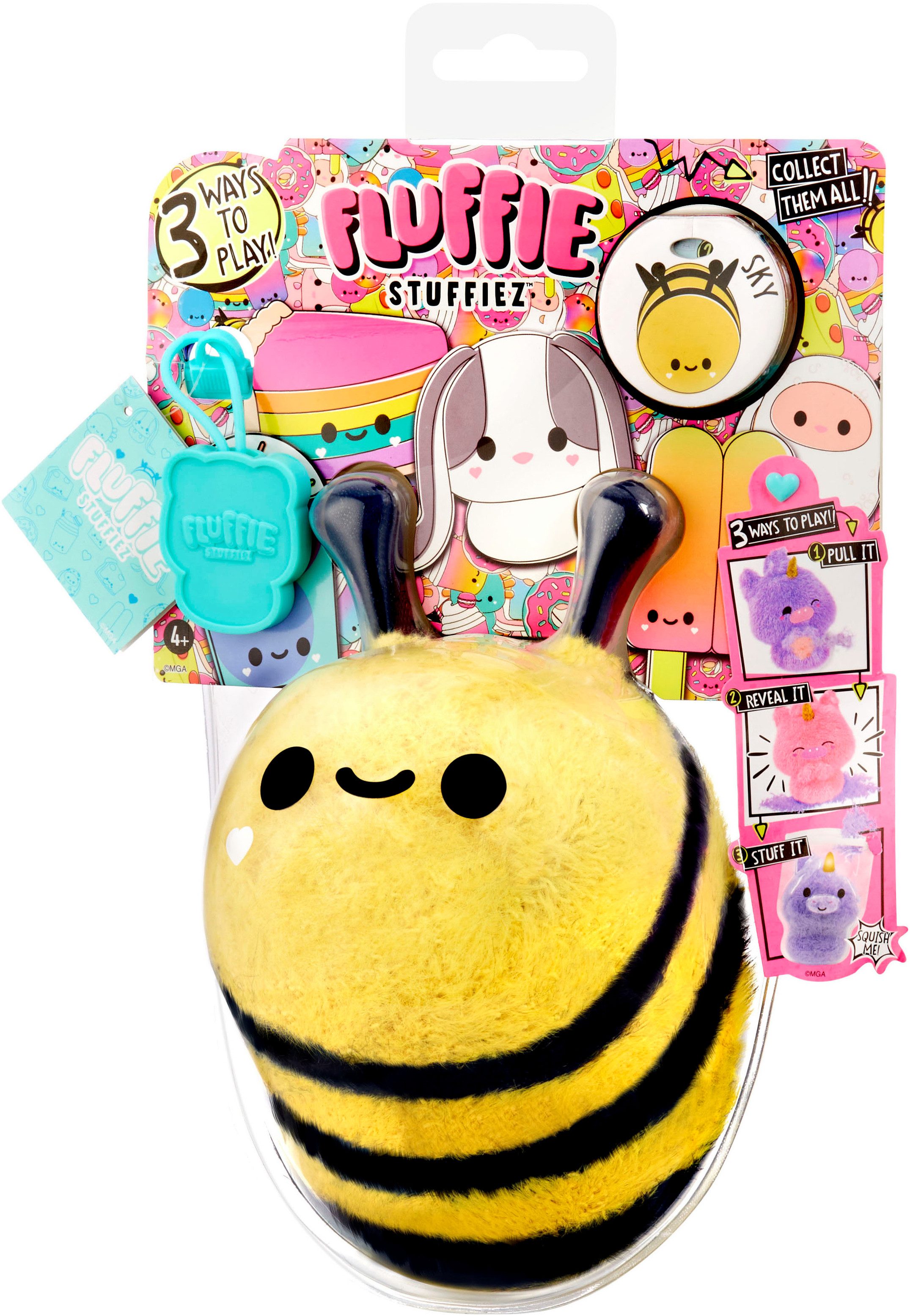 Fluffie Stuffiez Pluchen knuffel Fluffie Stuffiez Small Plush - Bee/ Lady Bug