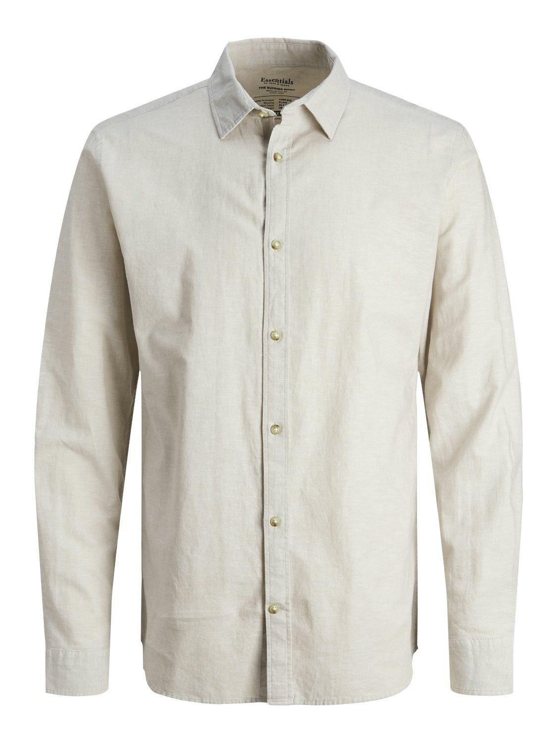 Jack & Jones Overhemd met lange mouwen JJESUMMER LINEN BLEND SHIRT LS SN