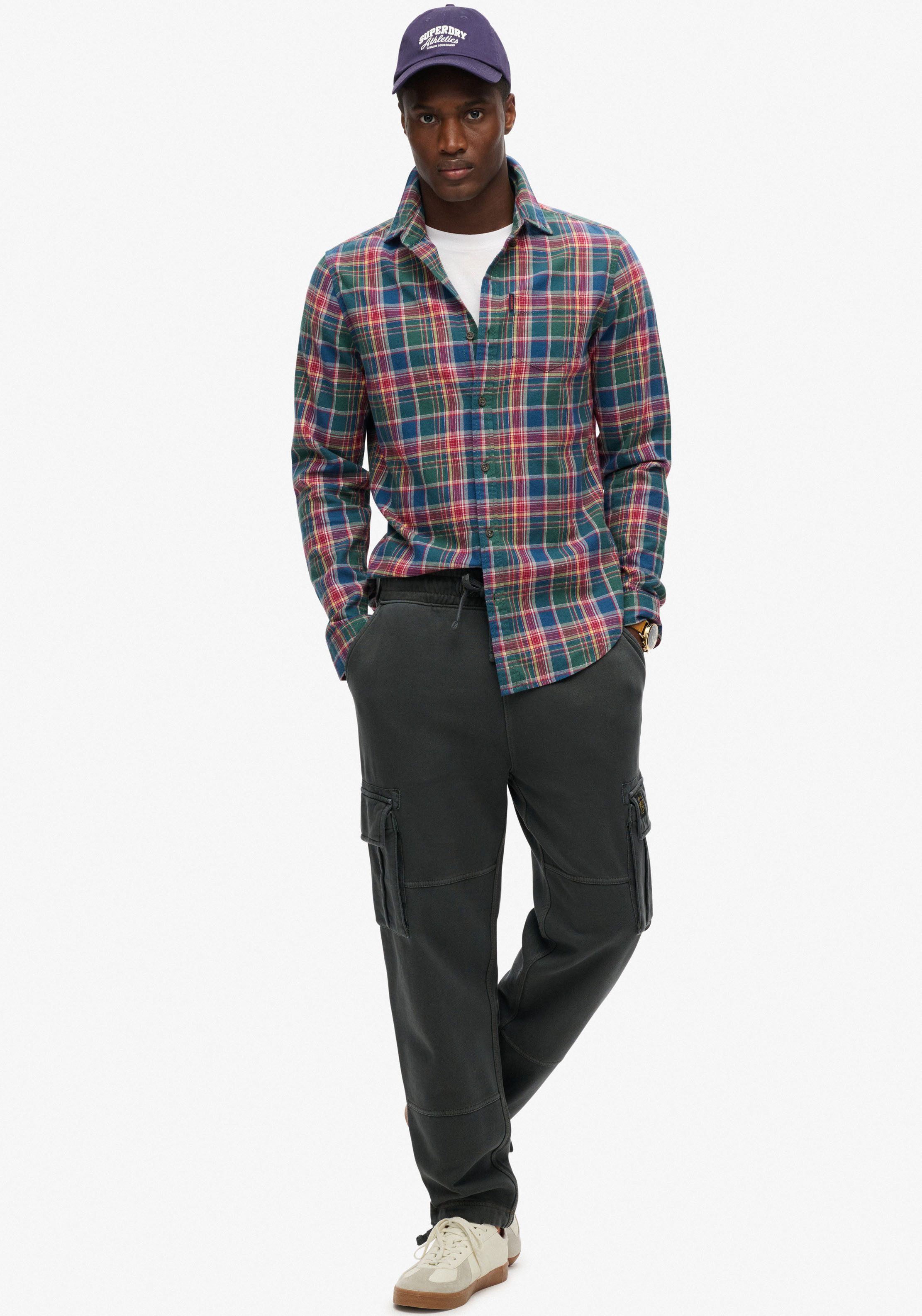 Superdry Sweatbroek CONTRAST STITCH CARGO JOGGER
