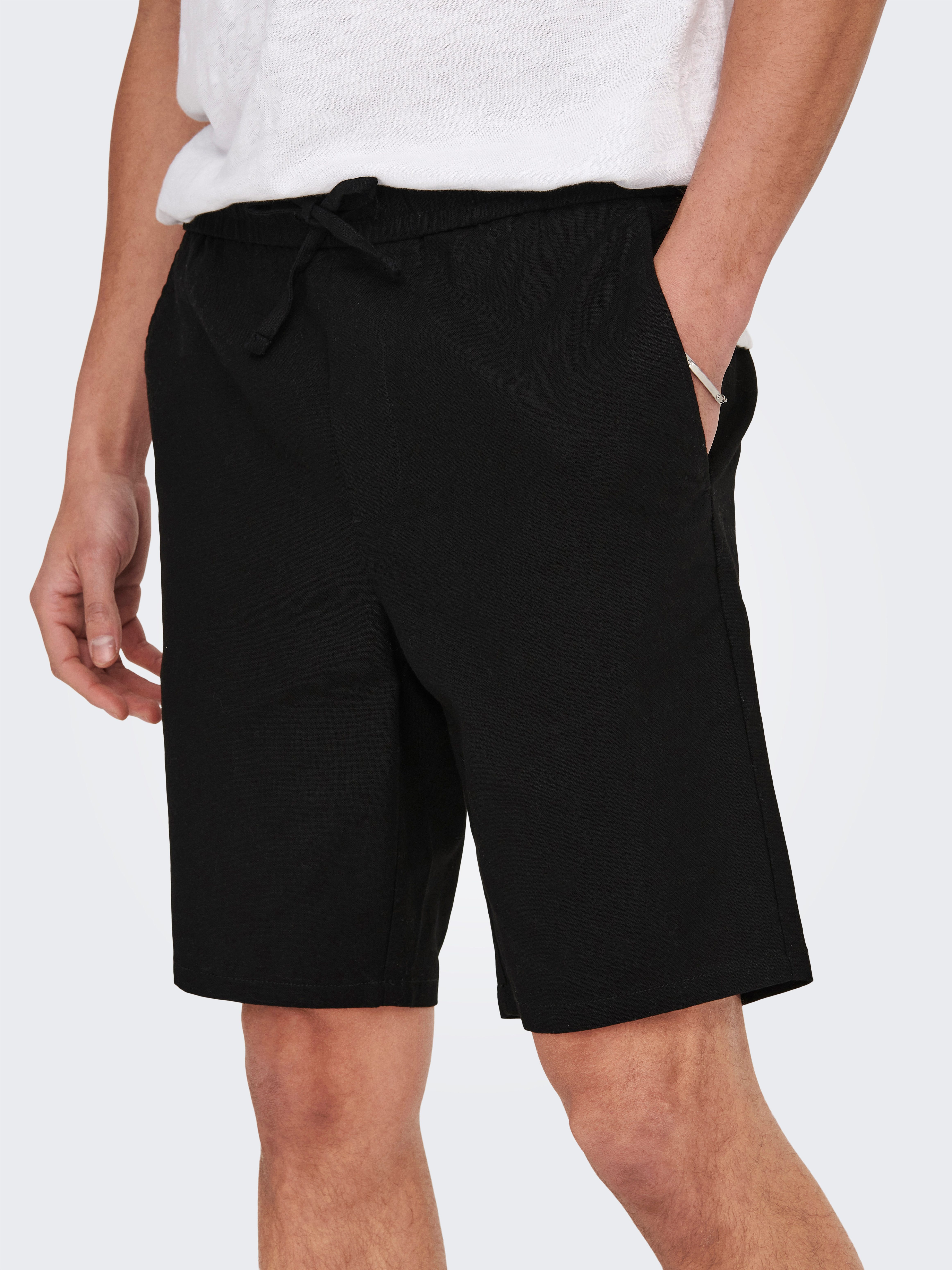 ONLY & SONS Short ONSLINUS 0007 COT LIN SHORTS NOOS