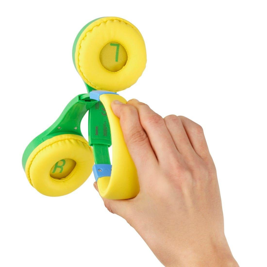 Hama Kinder koptelefoon Kindkoptelefoon met kabel (85 dB volume beperking, on-ear) Maat verstelbaar, geïntegreerde microfoon, Siri en Google Assistant
