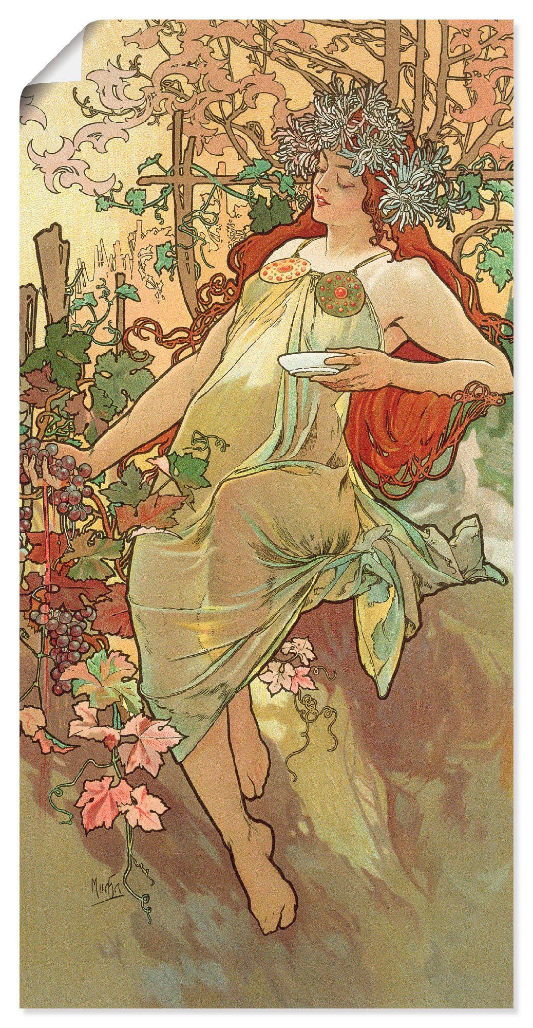 Artland Artprint Automne (herfst), 1896 in vele afmetingen & productsoorten -artprint op linnen, poster, muursticker / wandfolie ook geschikt voor de badkamer (1 stuk)