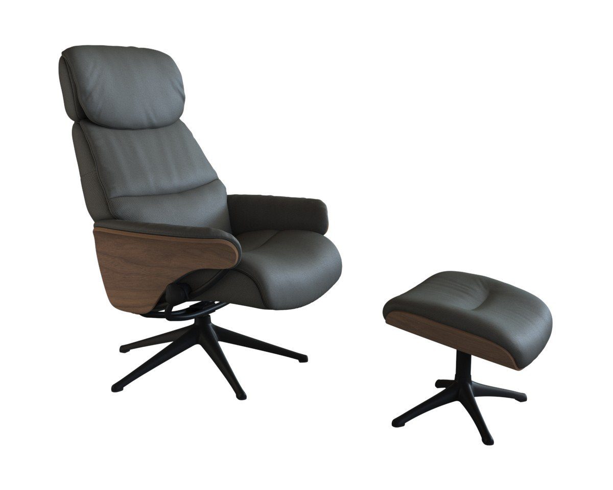 FLEXLUX Relaxfauteuil Aarhus, functionele stoel, gestoffeerde stoel, armleuningen, TV-fauteuil