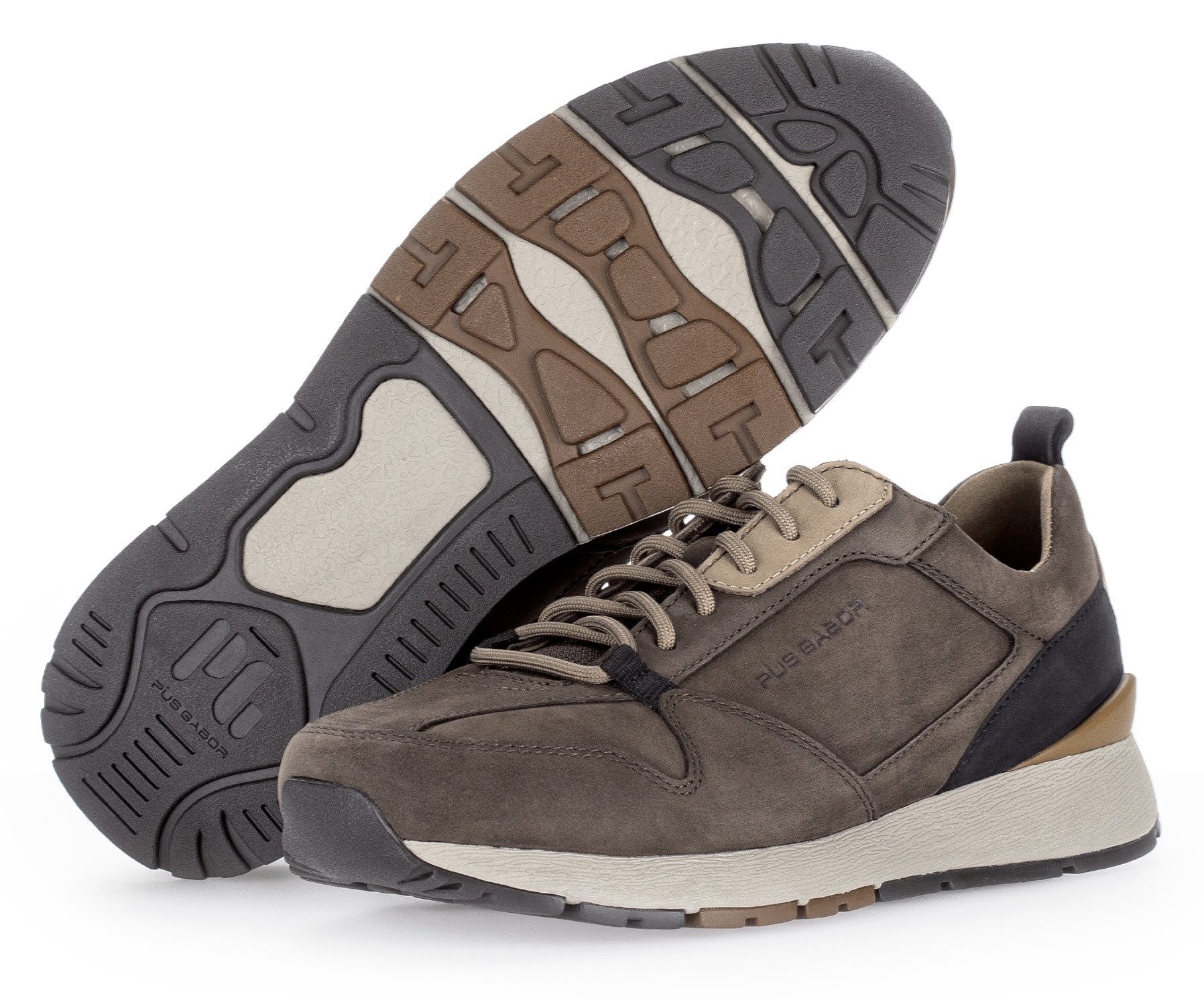 Pius Gabor Sneakers , vrijetijdsschoen, lage schoen, veterschoen met aantreklus, g-wijdte