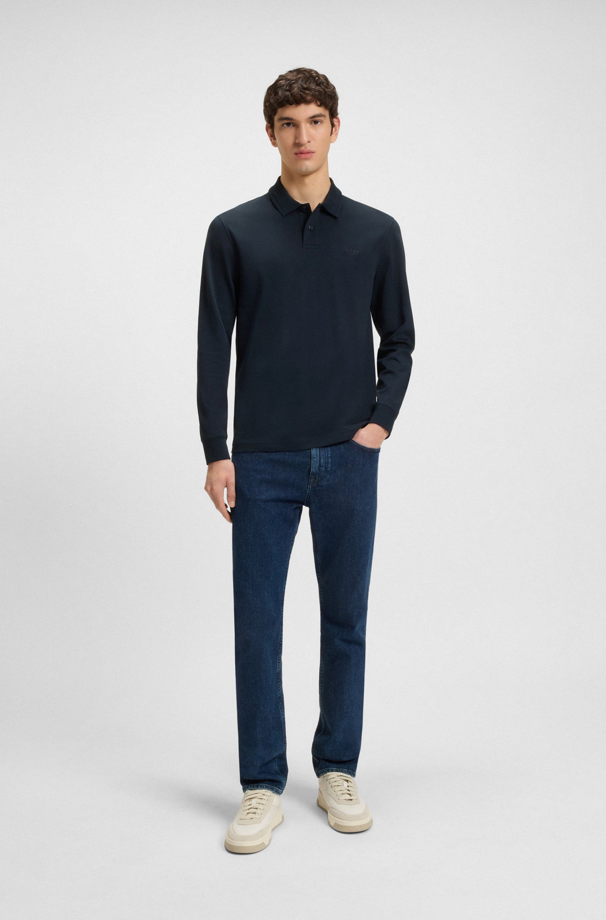 Boss Orange Poloshirt Pe_interlock_long