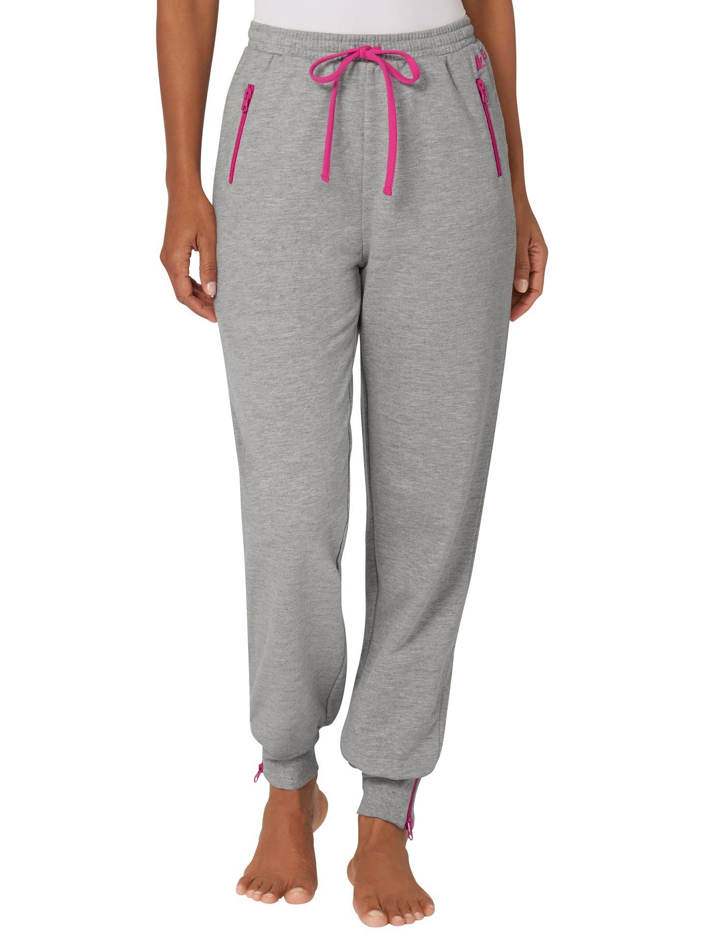 feel good Relaxbroek dames loungewear maat 44/46 grijs