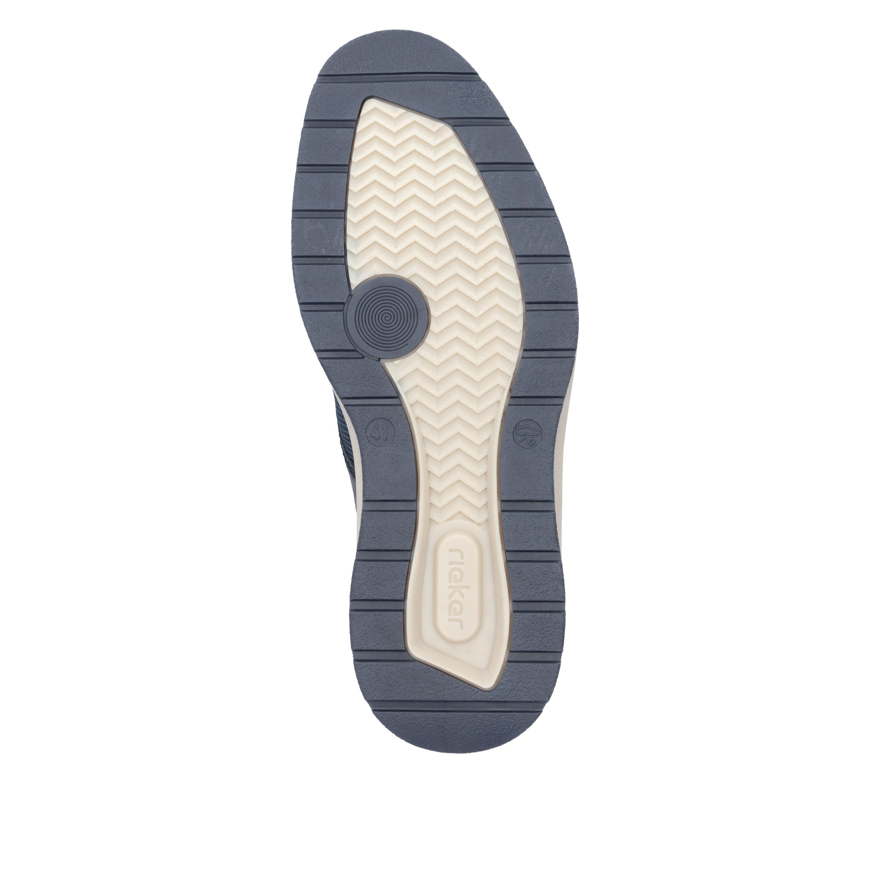 Rieker Slip-on sneakers lage schoen, vrijetijdsschoen, instapschoen met elastiek