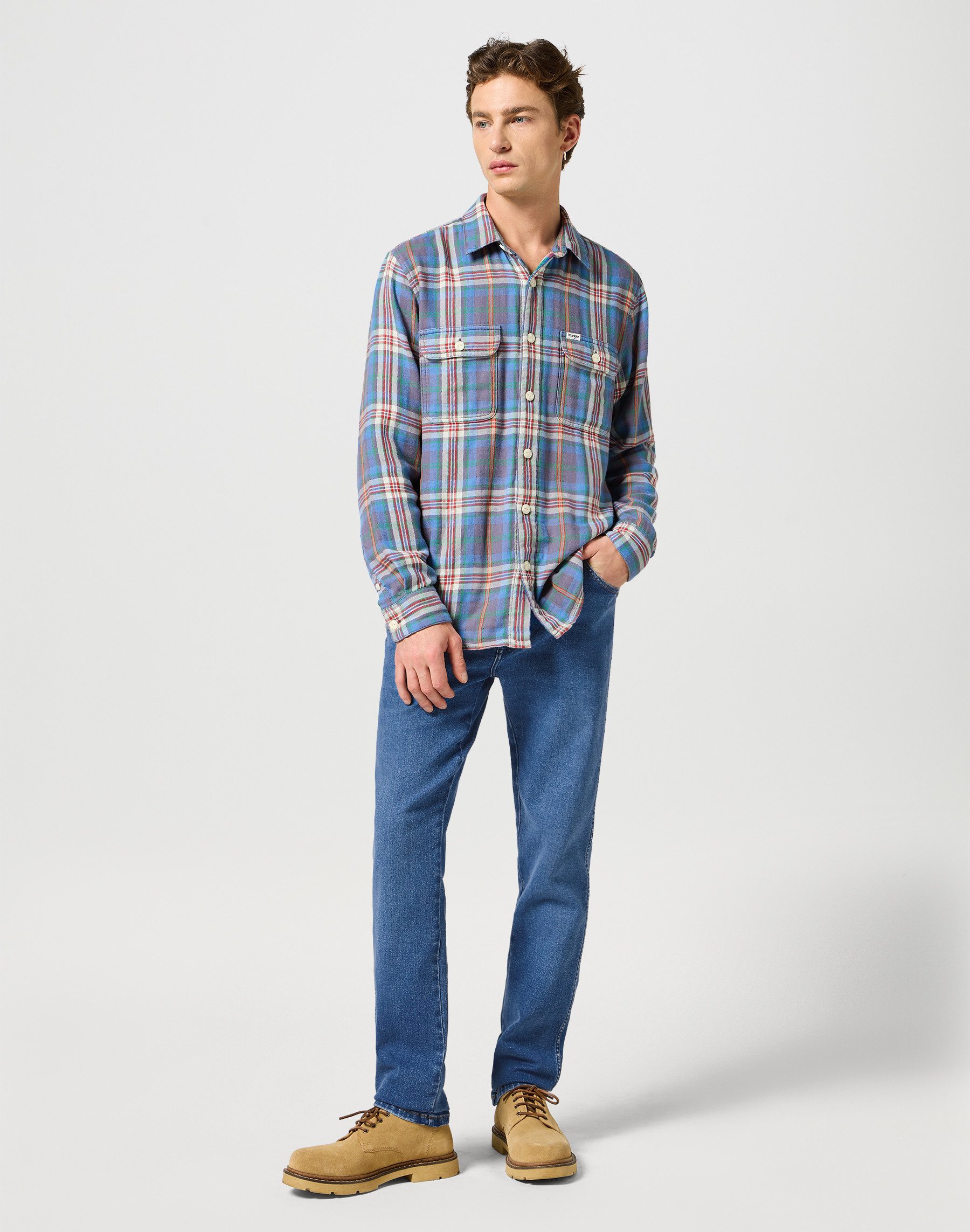Wrangler 5-pocket jeans Texas Slim episch zacht materiaal