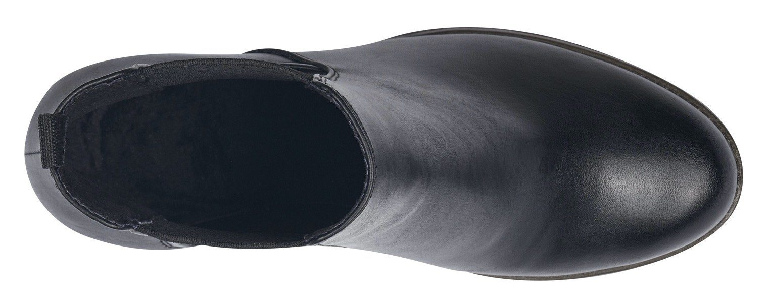 Marco Tozzi Chelsea-boots met stretchinzetten opzij