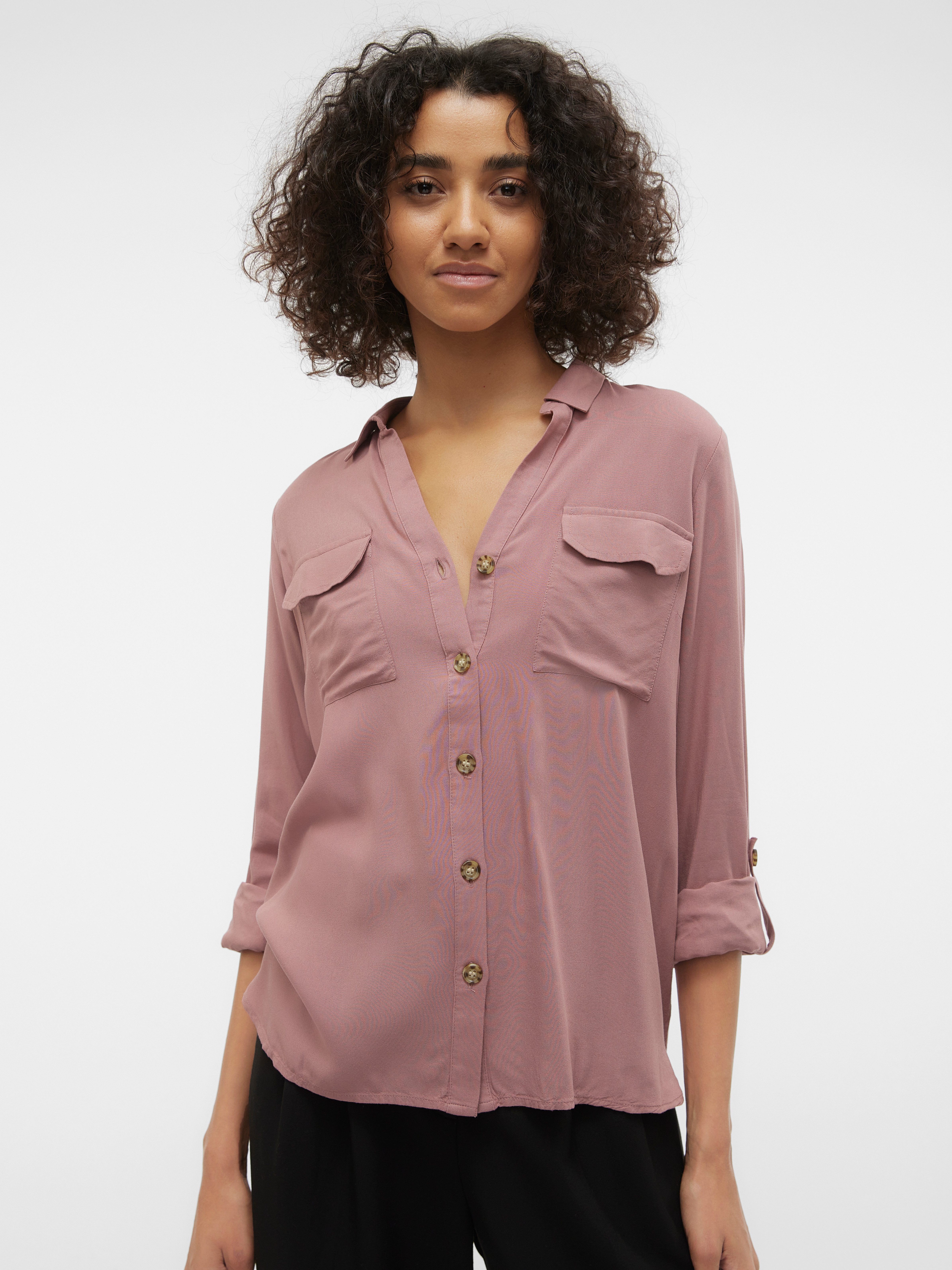 Vero Moda Overhemdblouse VMBUMPY L S SHIRT NEW WVN GA NOOS