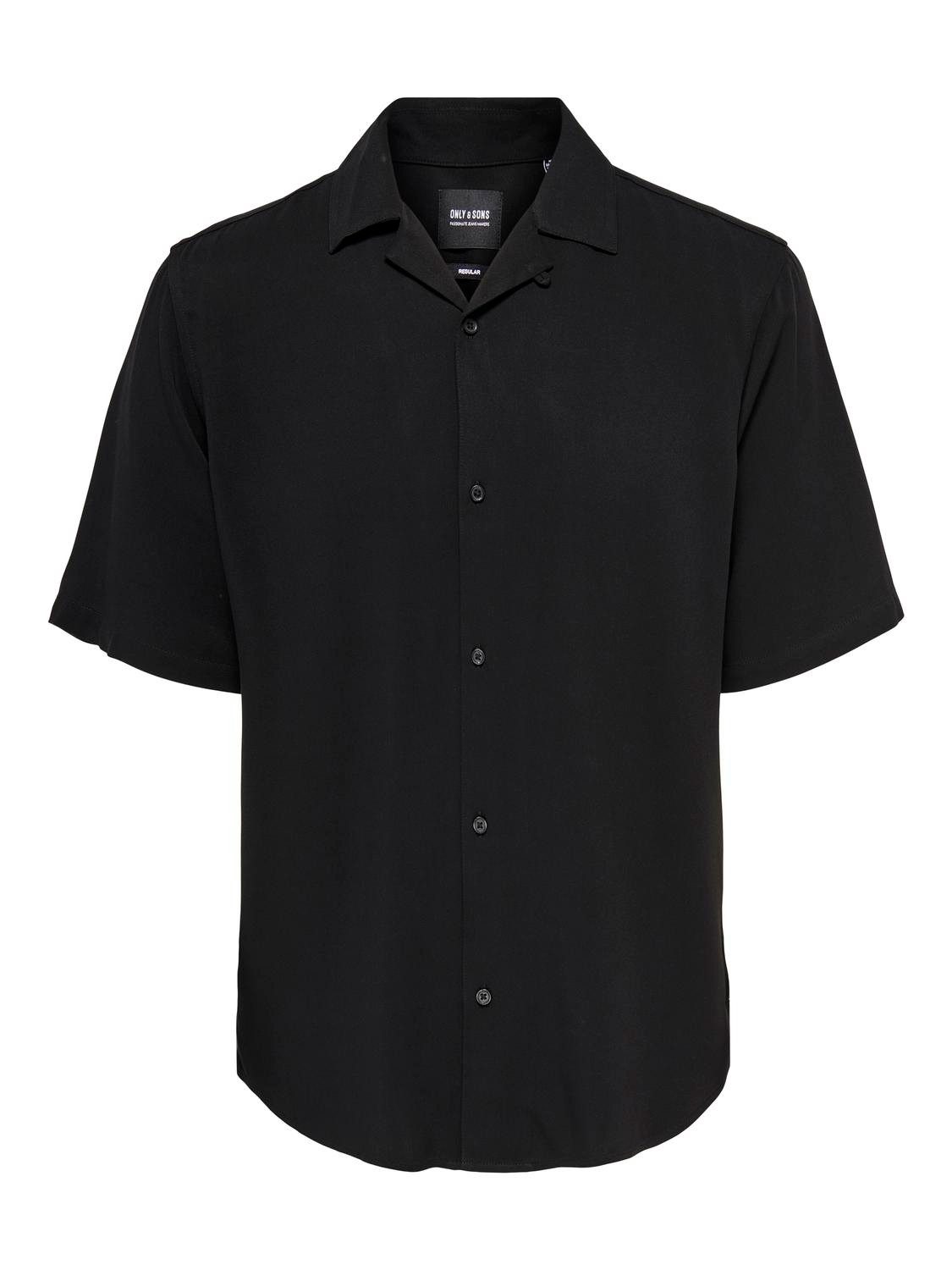 ONLY & SONS Overhemd met korte mouwen ONSDASH LIFE REG VISC RES SS SHIRT