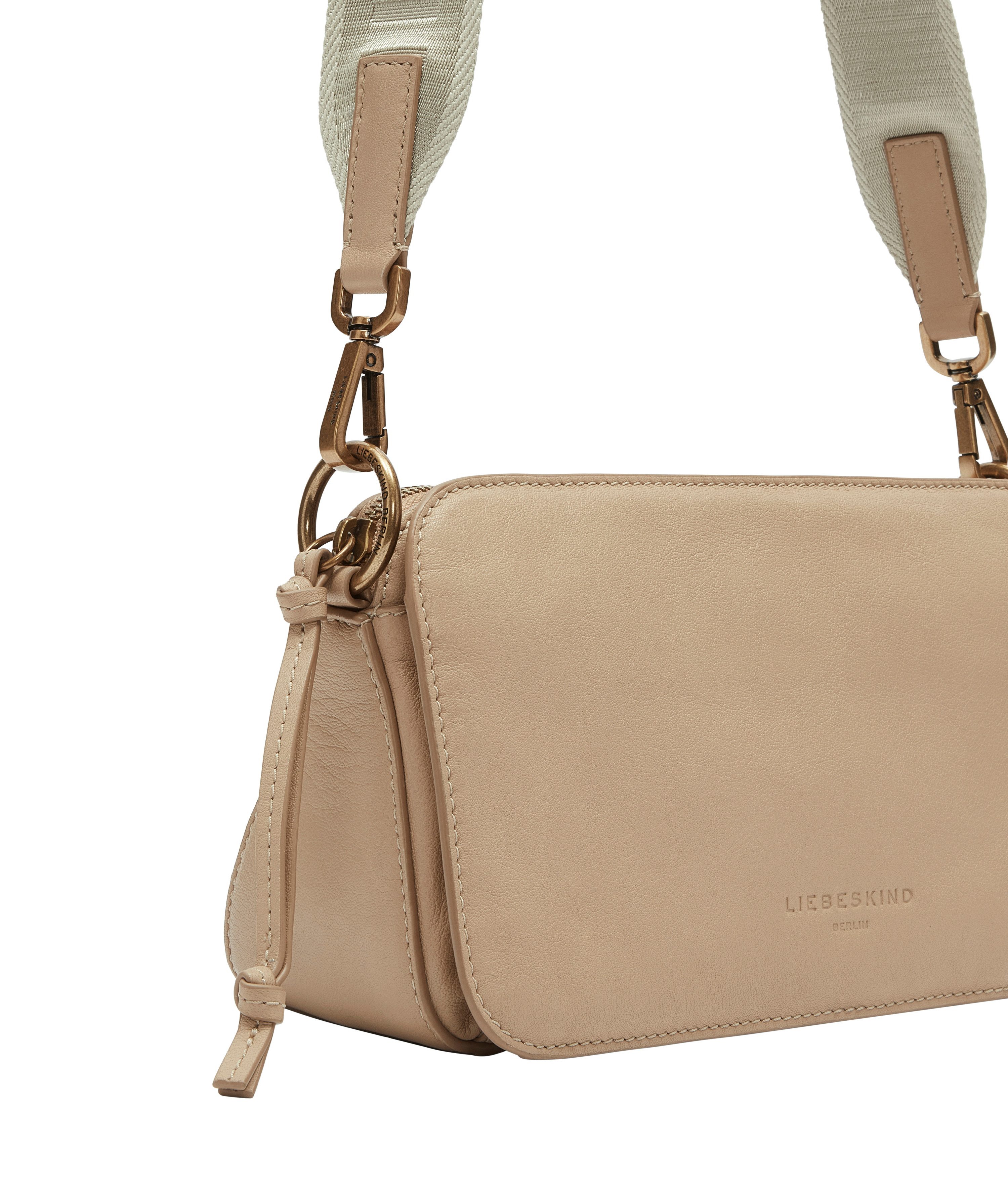 Liebeskind Berlin Schoudertas Crossbody CARRY OVER SHEEP NATURAL