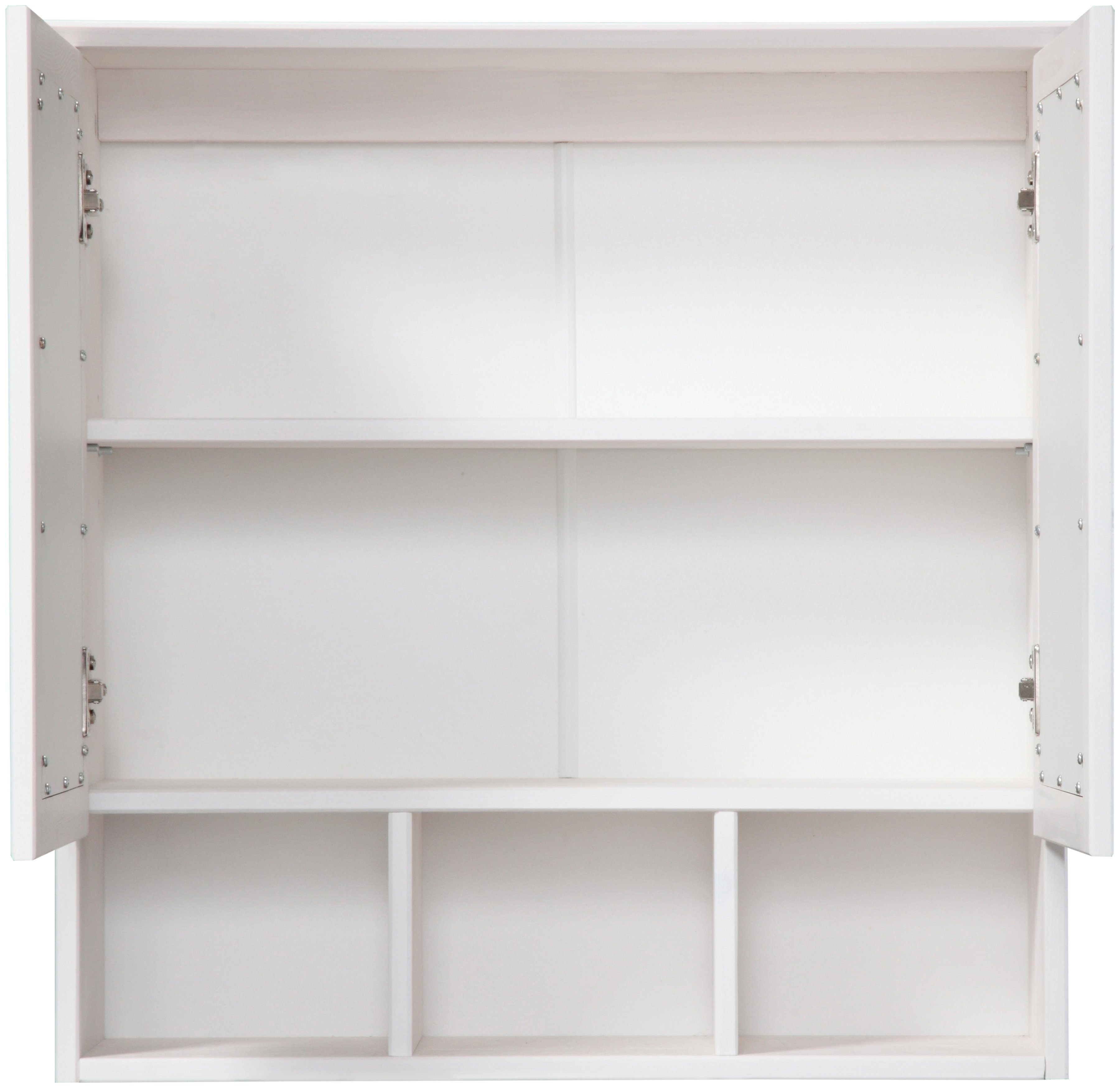 welltime Spiegelkast Landhuis Sylt Breedte 62,5 cm, van massief hout