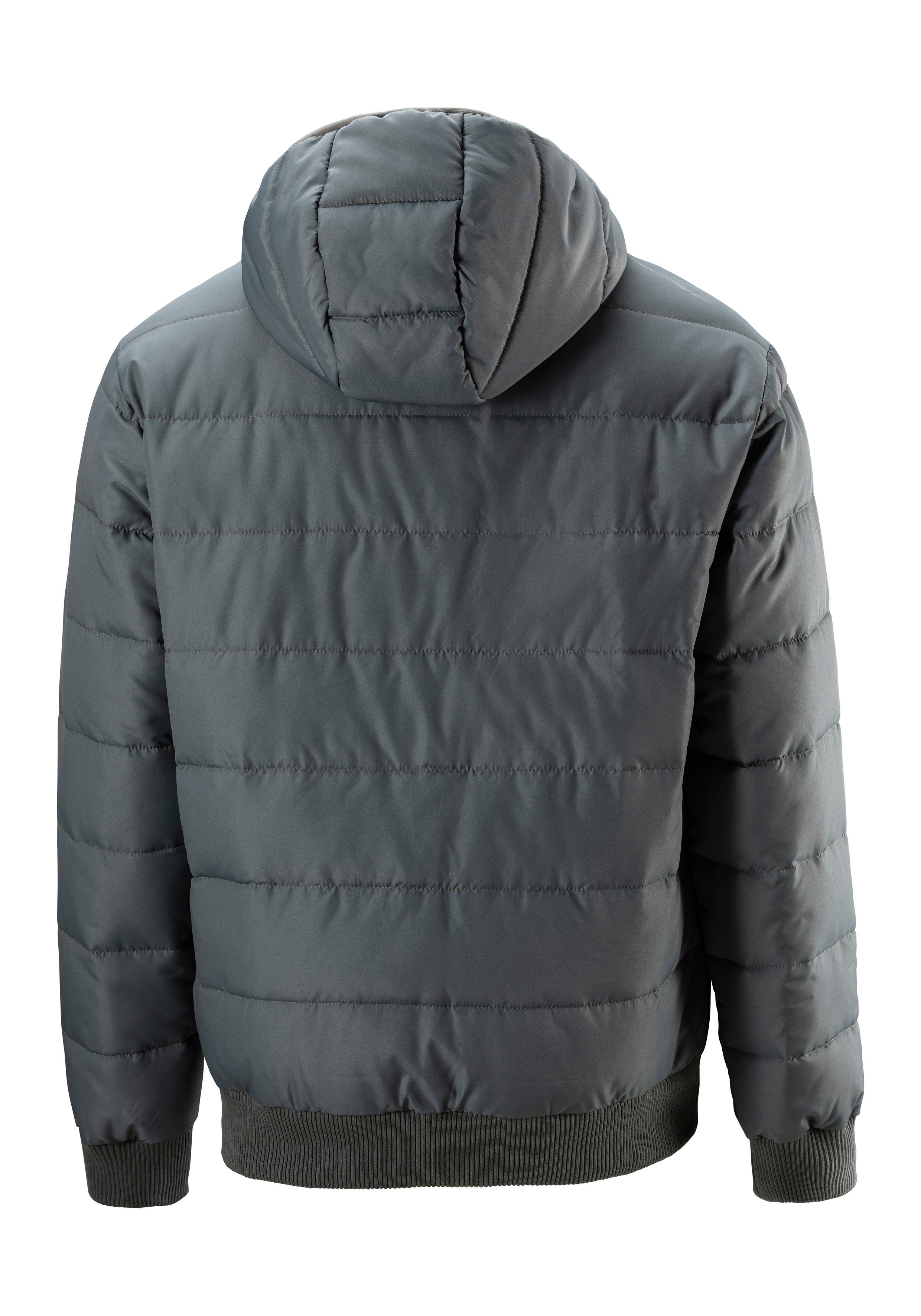 John Devin Gewatteerde jas Outdoorjacke met gebreide boorden