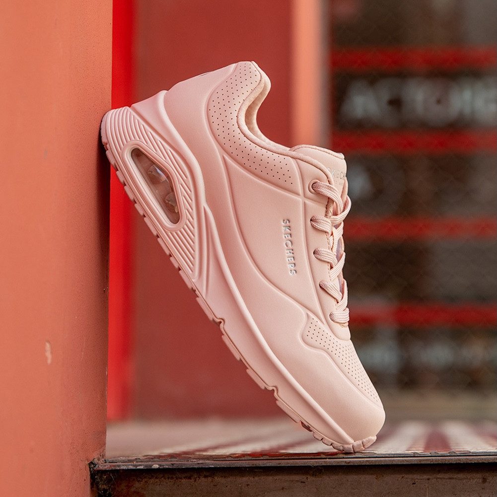 Skechers Sneakers Street Uno - Stand on Air Vrijetijdsschoen, lage schoen, veterschoen met memory foam