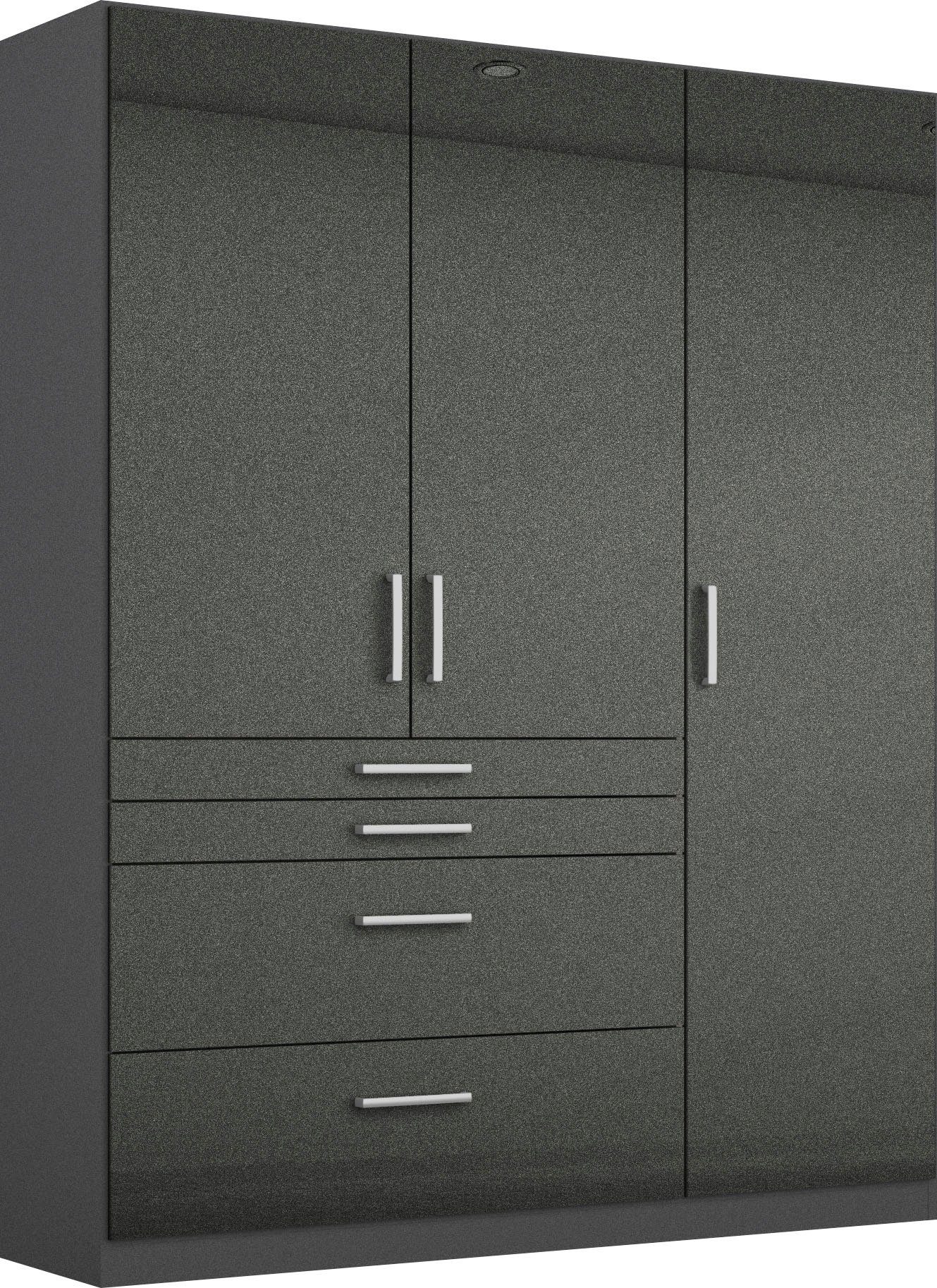 rauch Kastenset Kledingkast kast garderobe garderobekast hoekkast HOMBURG veel opbergruimte, bovenste lade met indeling made in germany