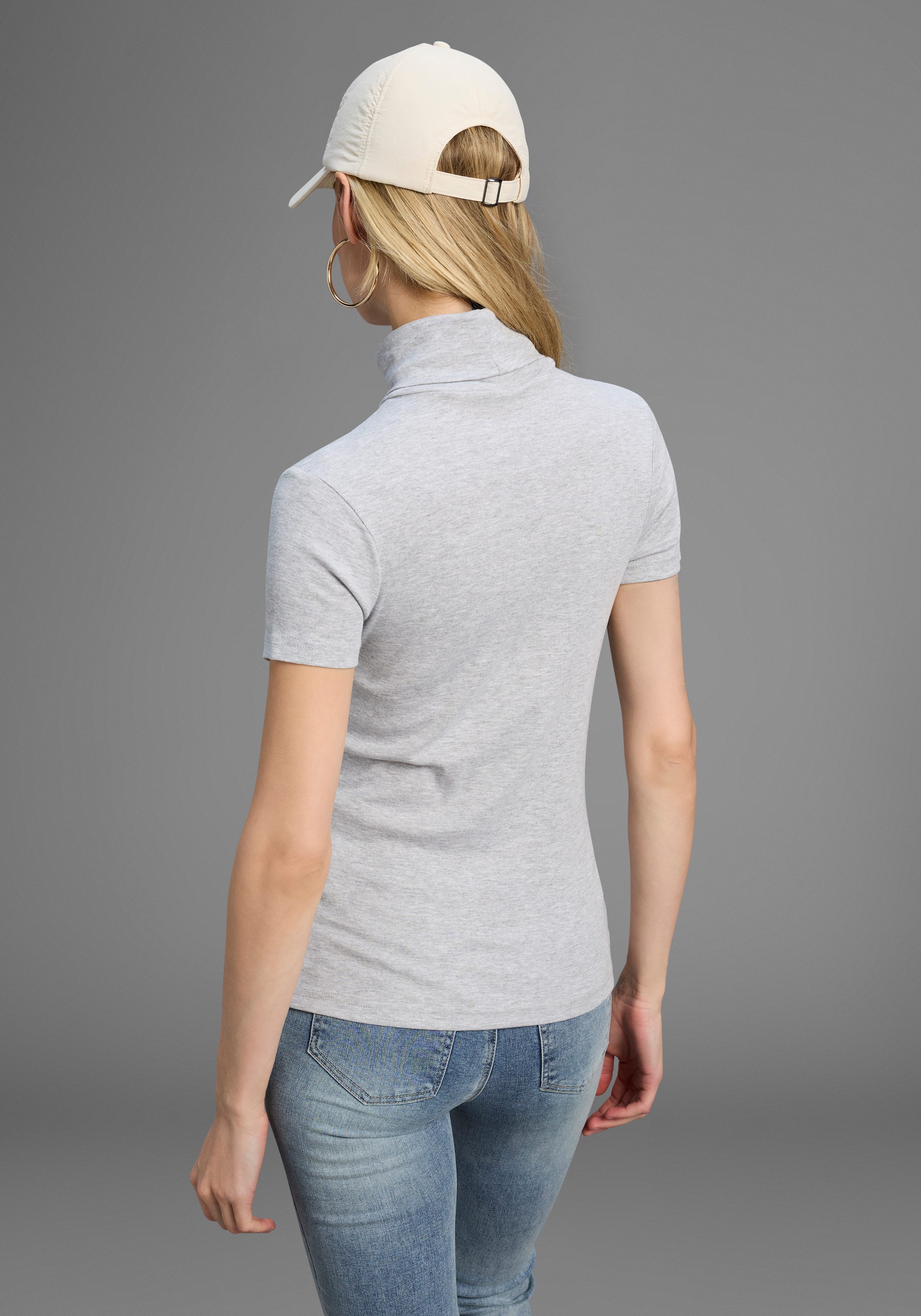 Flashlights Colshirt strak gesneden, van elastisch materiaal, in 2-pack (2-delig, Set van 2)