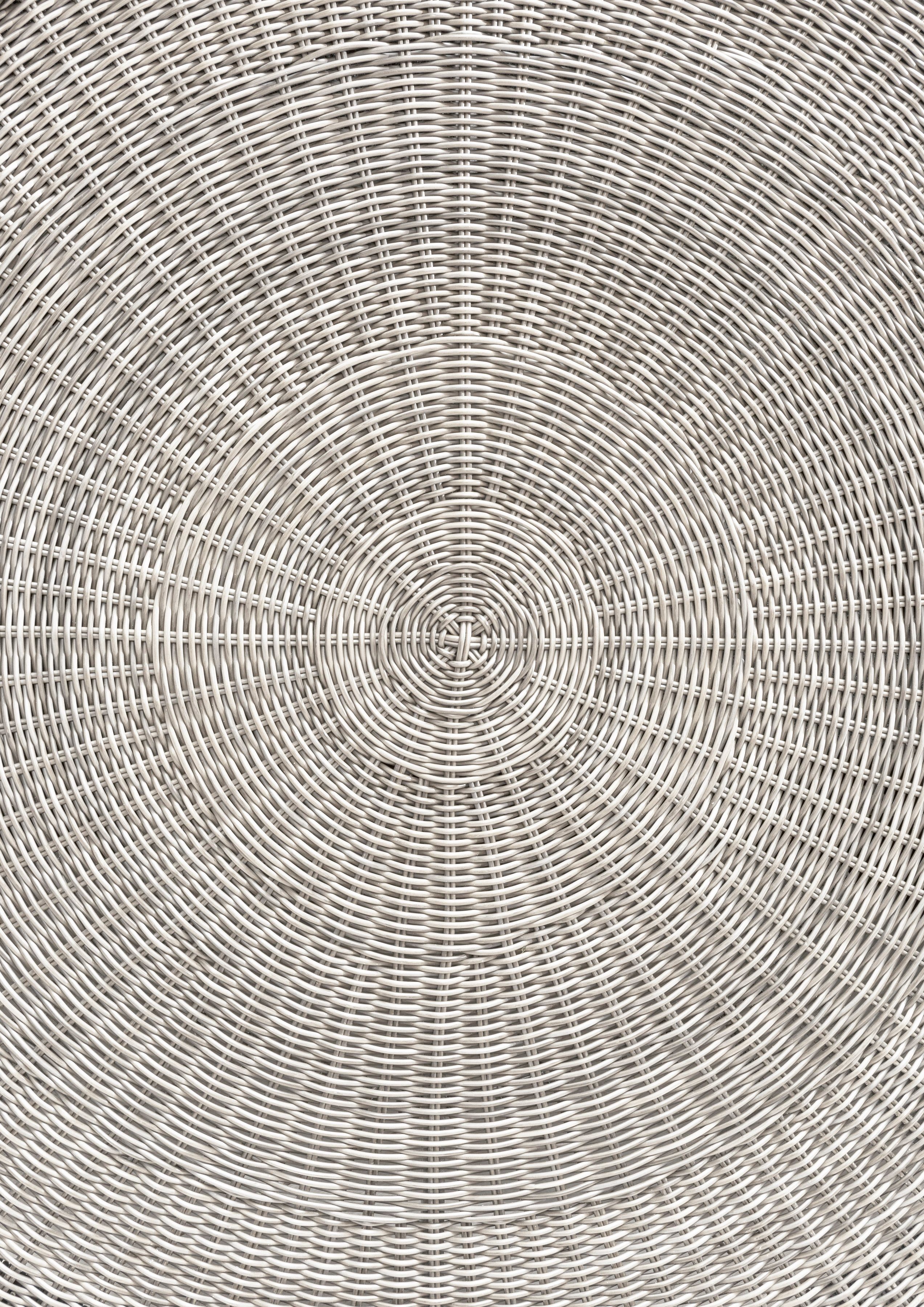 Destiny Tuintafel Luna (ø150x75 cm), aluminium, polyrattan, incl. draaiplateau (set, 2-delig)