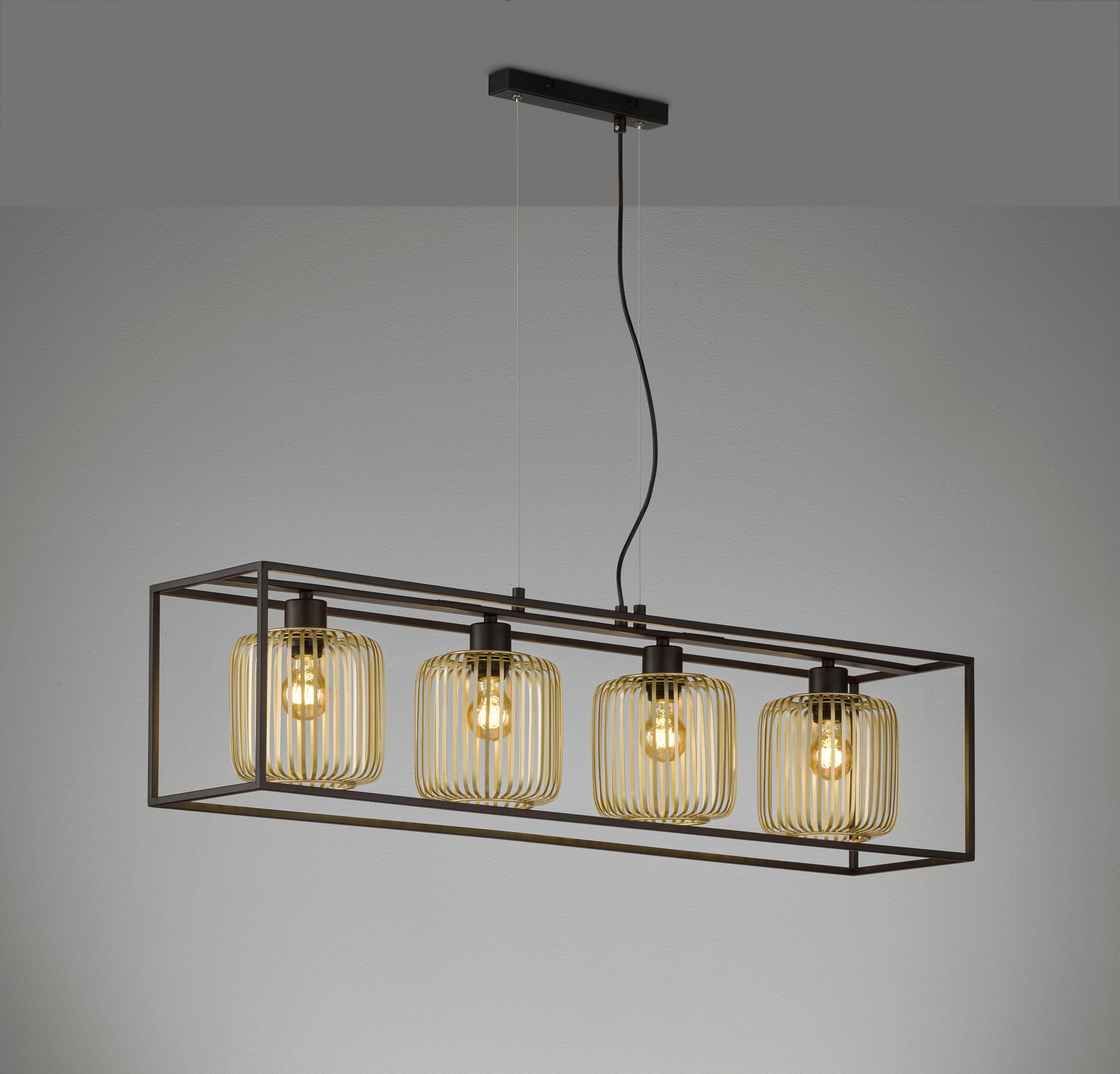 Honsel Leuchten Hanglamp CAYDO Moderne, zandzwarte lamp - geeft je ruimte iets extravagants (1 stuk)