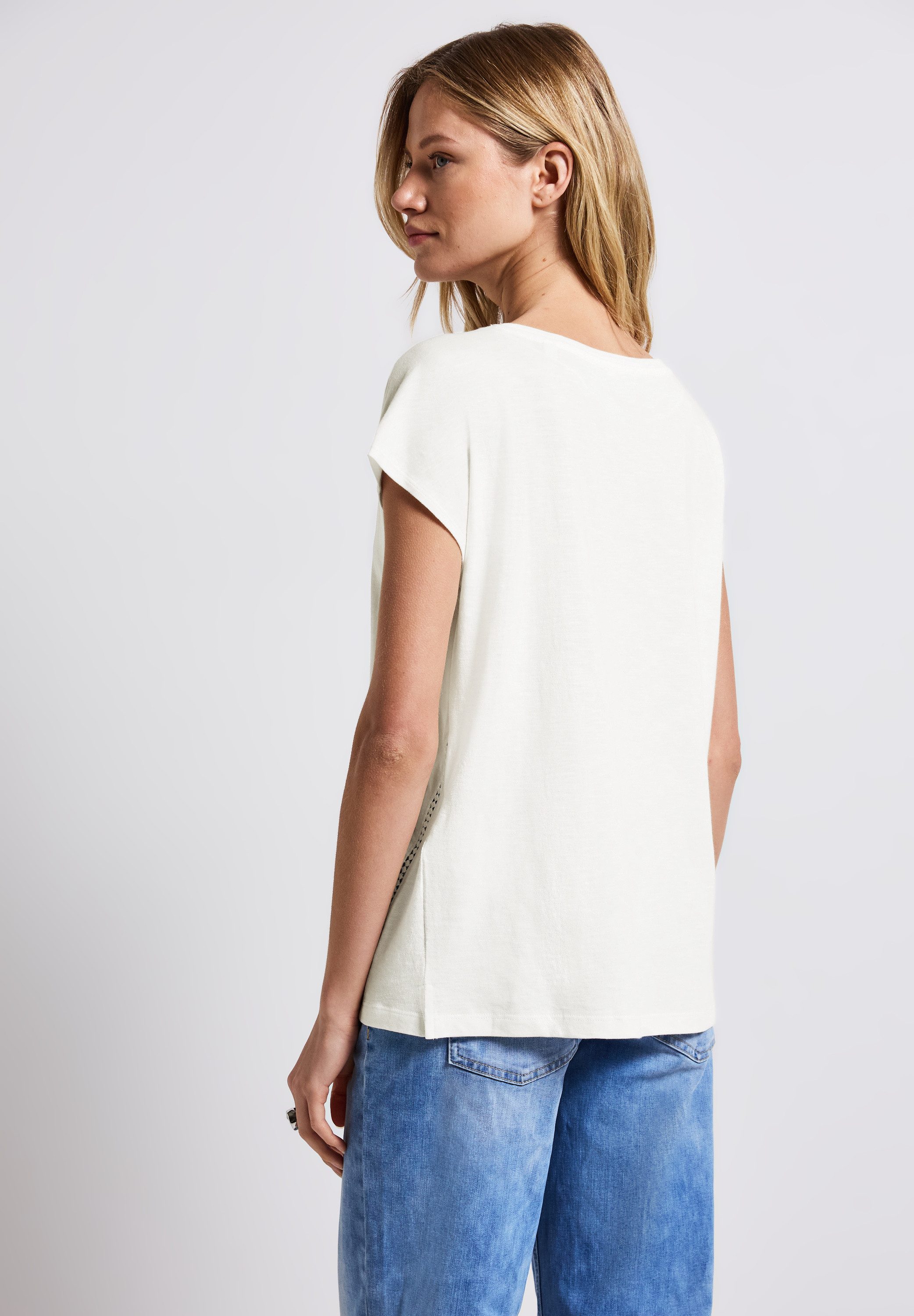 STREET ONE Shirttop met gehaakte details