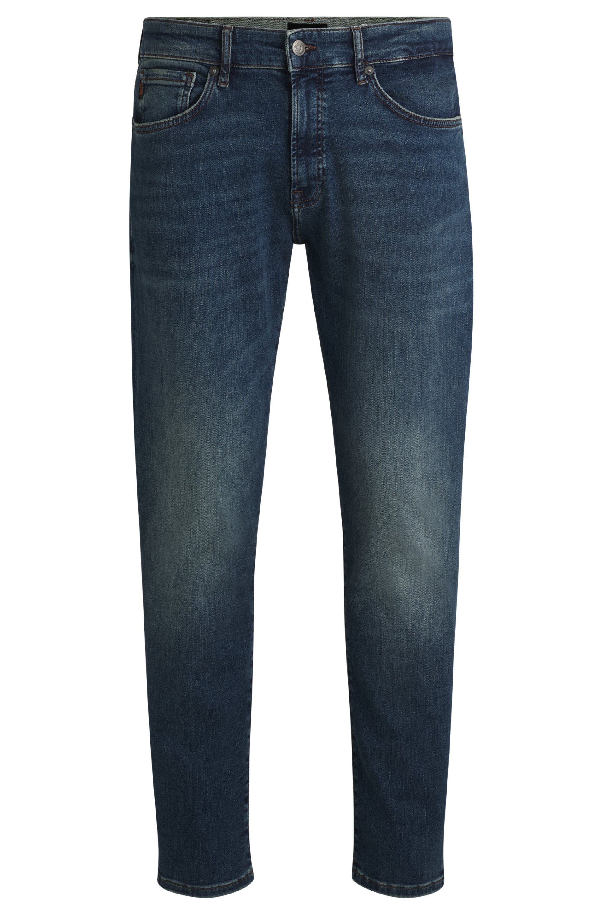 Boss Orange Regular fit jeans RE.MAINE BO met boss-lederbadge