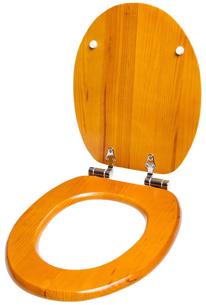 Sanilo Toiletzitting Hout met soft-closemechanisme