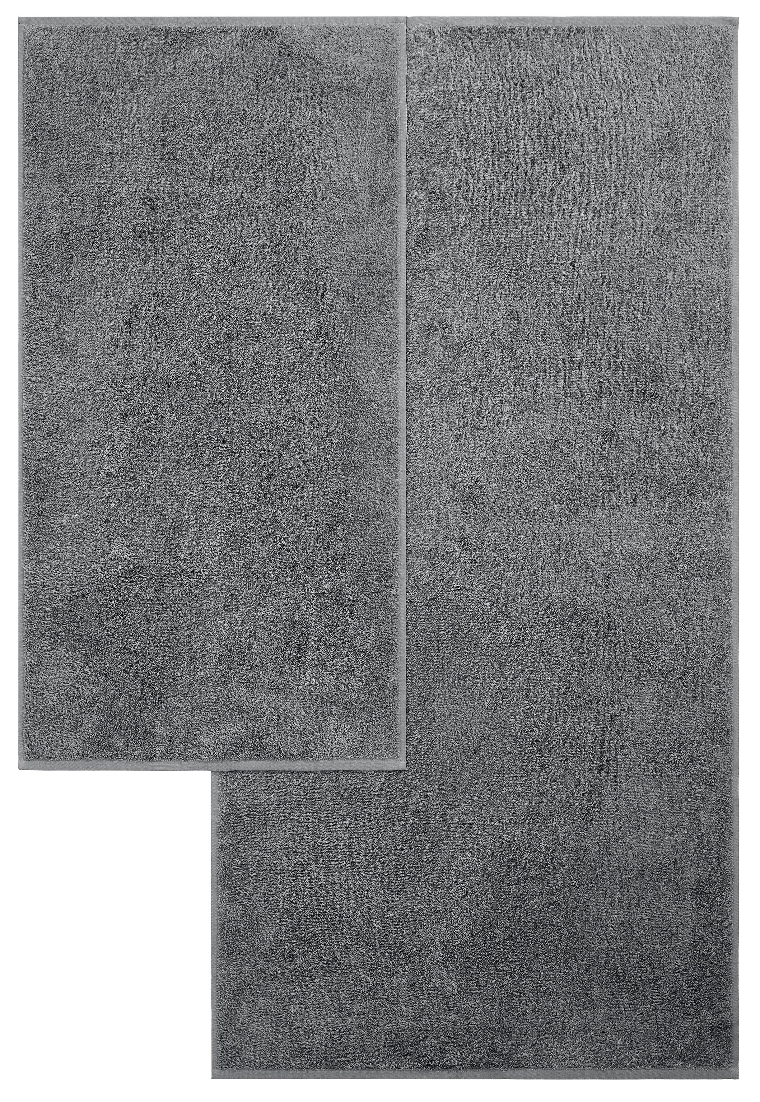 my home Handdoekenset Merida, 4 douchehanddoeken (70x140cm), 4 handdoeken (50x100cm) (8-delig)