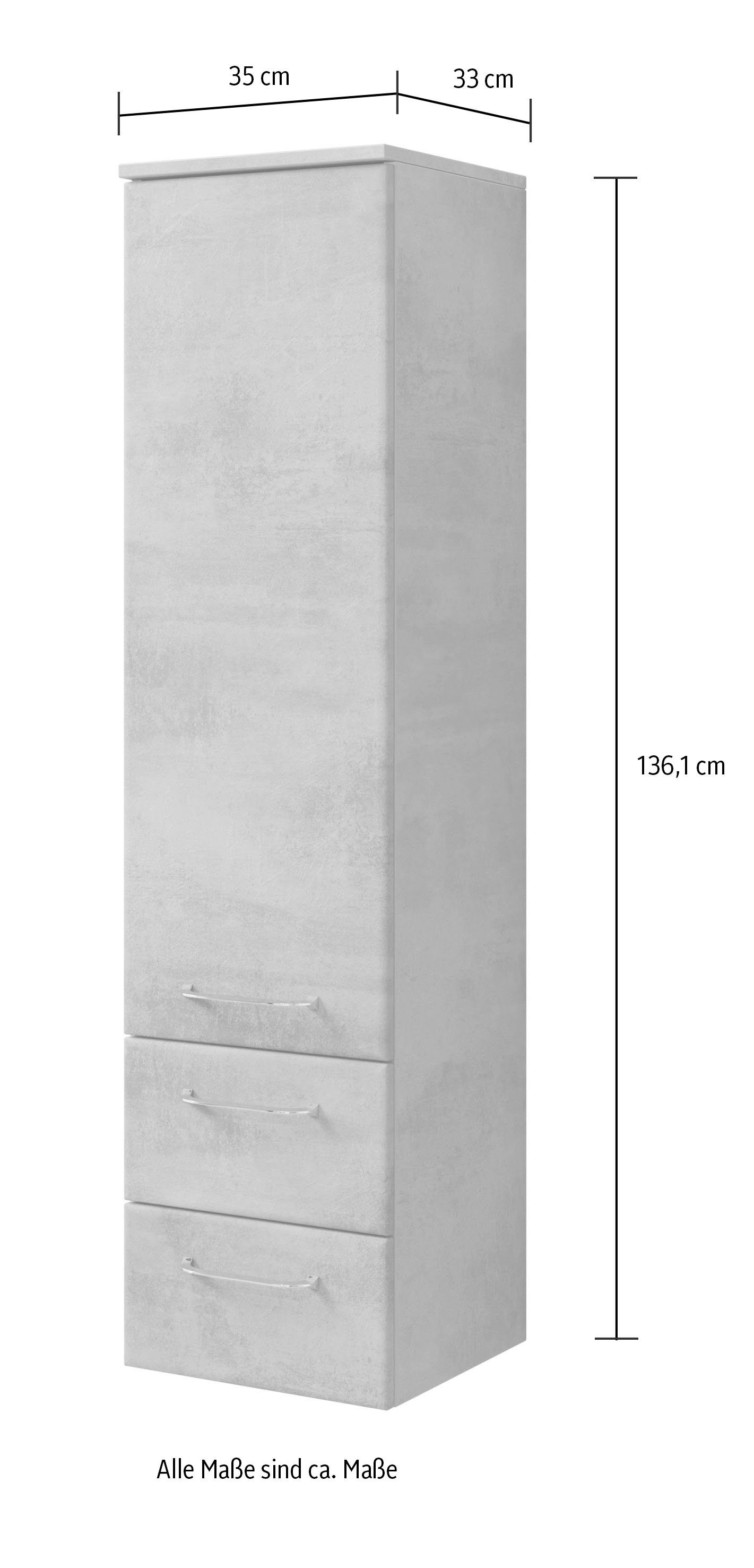 Saphir Badkamerserie Quickset 945 4-delig, keramieken wastafelonderkast met led-spiegelkast (5-delig)