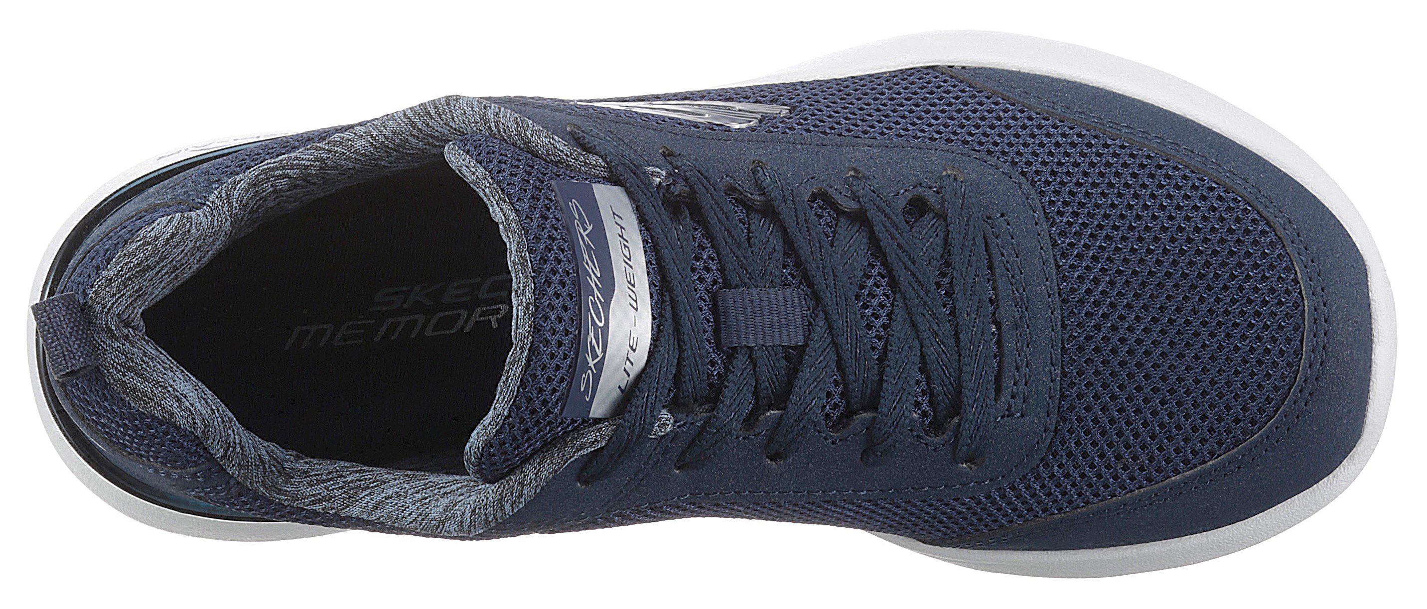 Skechers Sneakers Skech-Air Dynamight - Fast Brake Metallic element bij de hak, vrijetijdsschoen, lage schoen, veterschoen