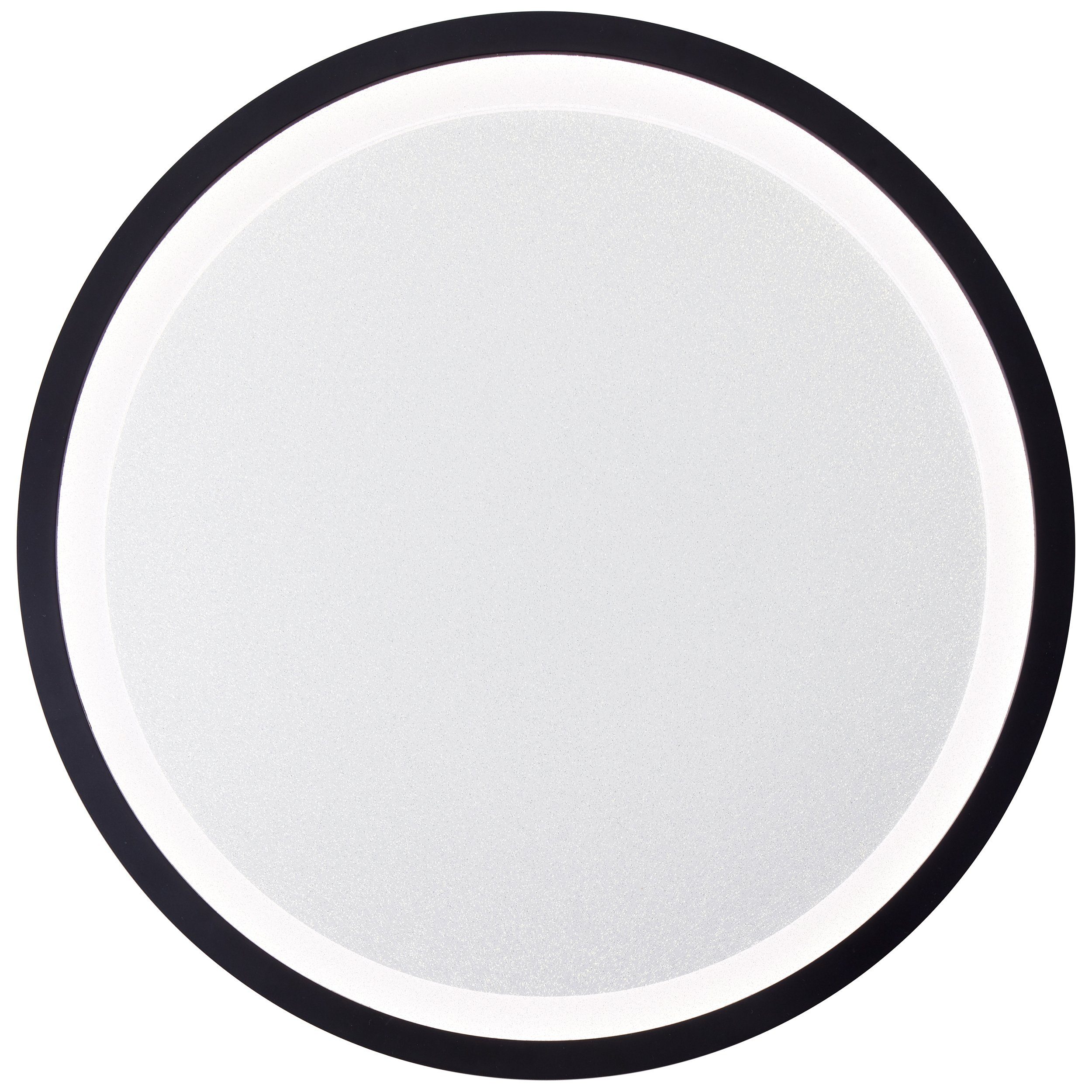 Brilliant Leuchten Led-plafondlamp Mosako LED paneel, D 50 cm, digitaal RGB-backlight, 4200 lm, dimbaar, CCT (1 stuk)