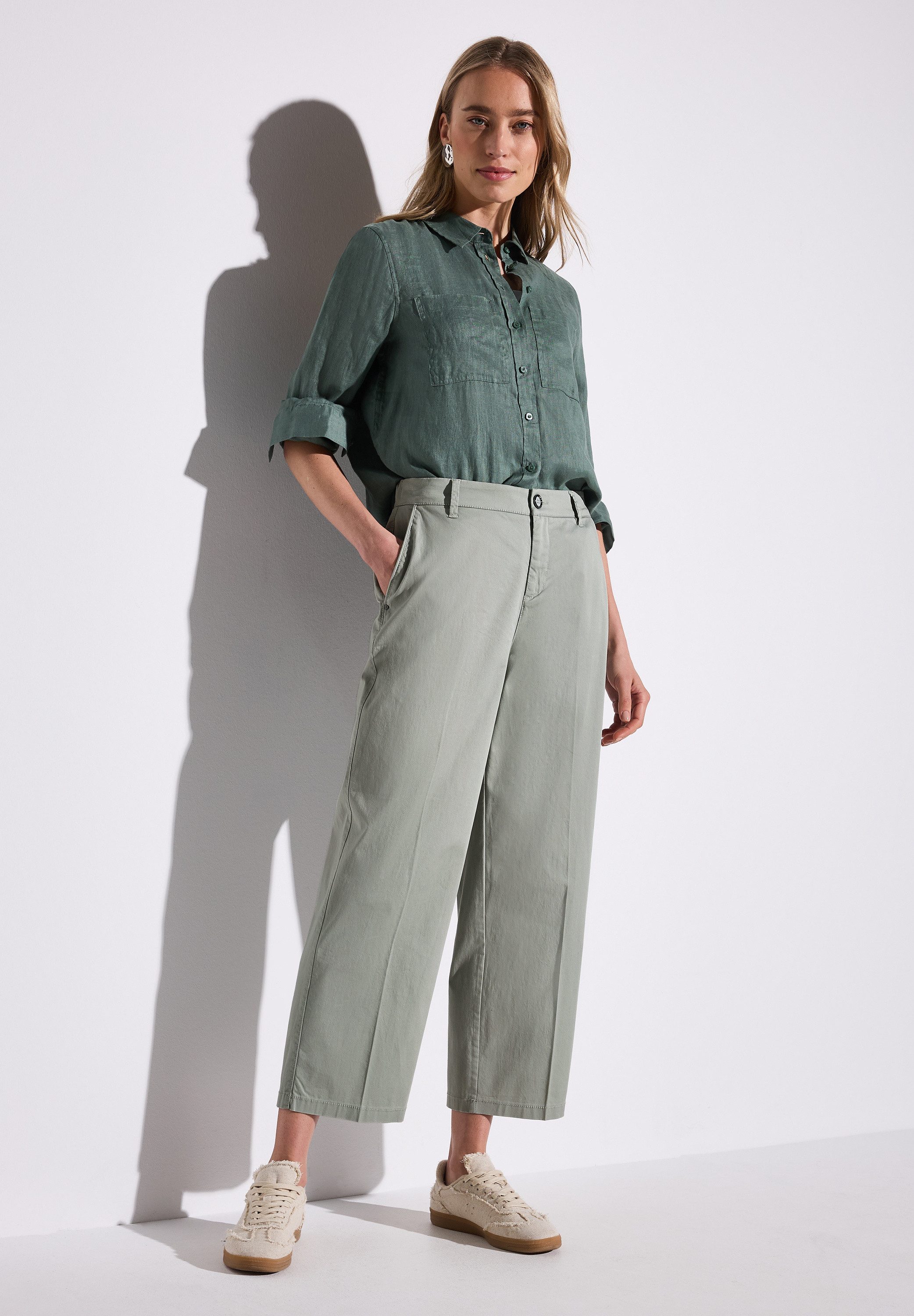 STREET ONE Chino met rechte pijpen