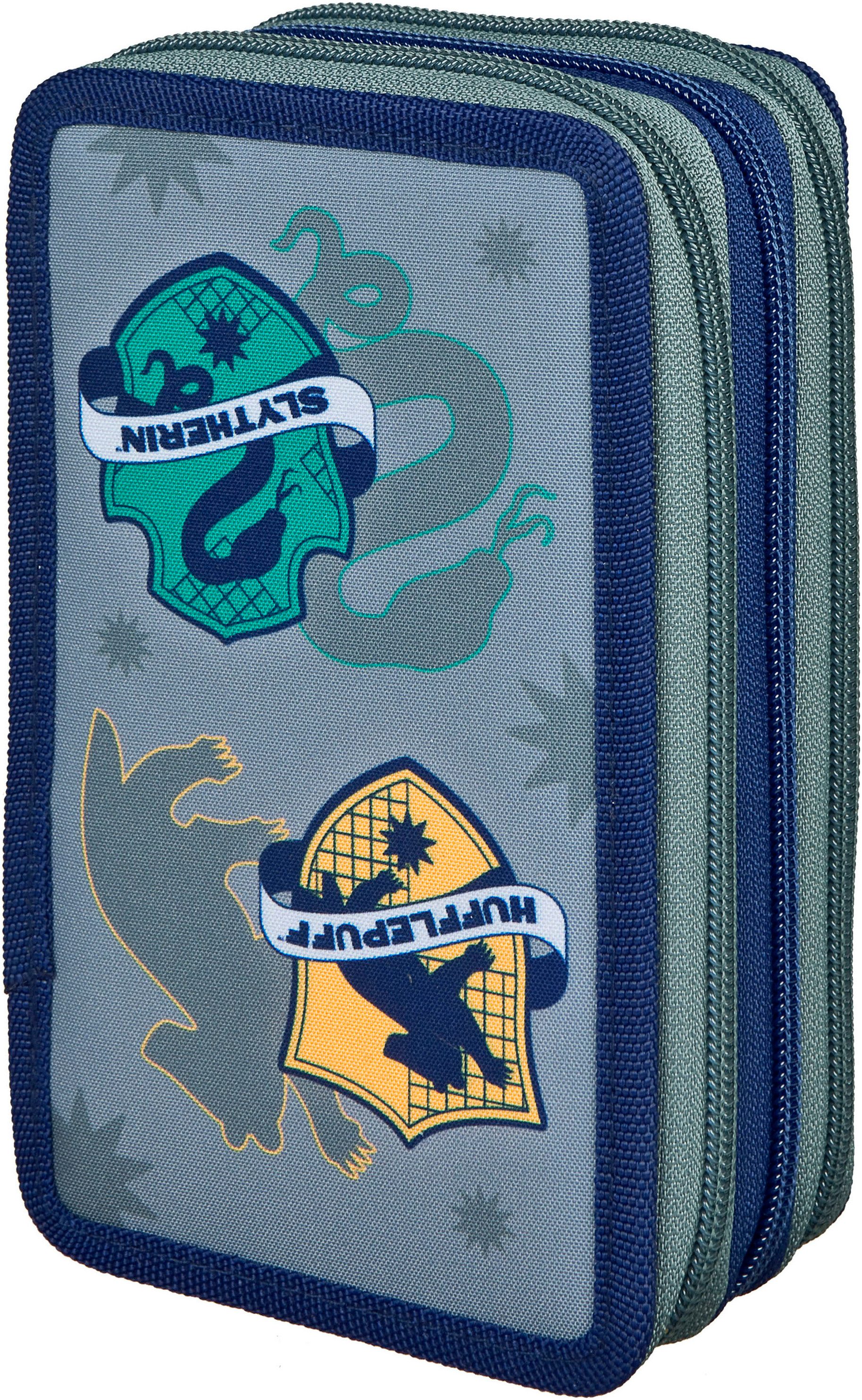 Scooli Etui Tripledecker, Harry Potter gevuld, inclusief geodriehoek