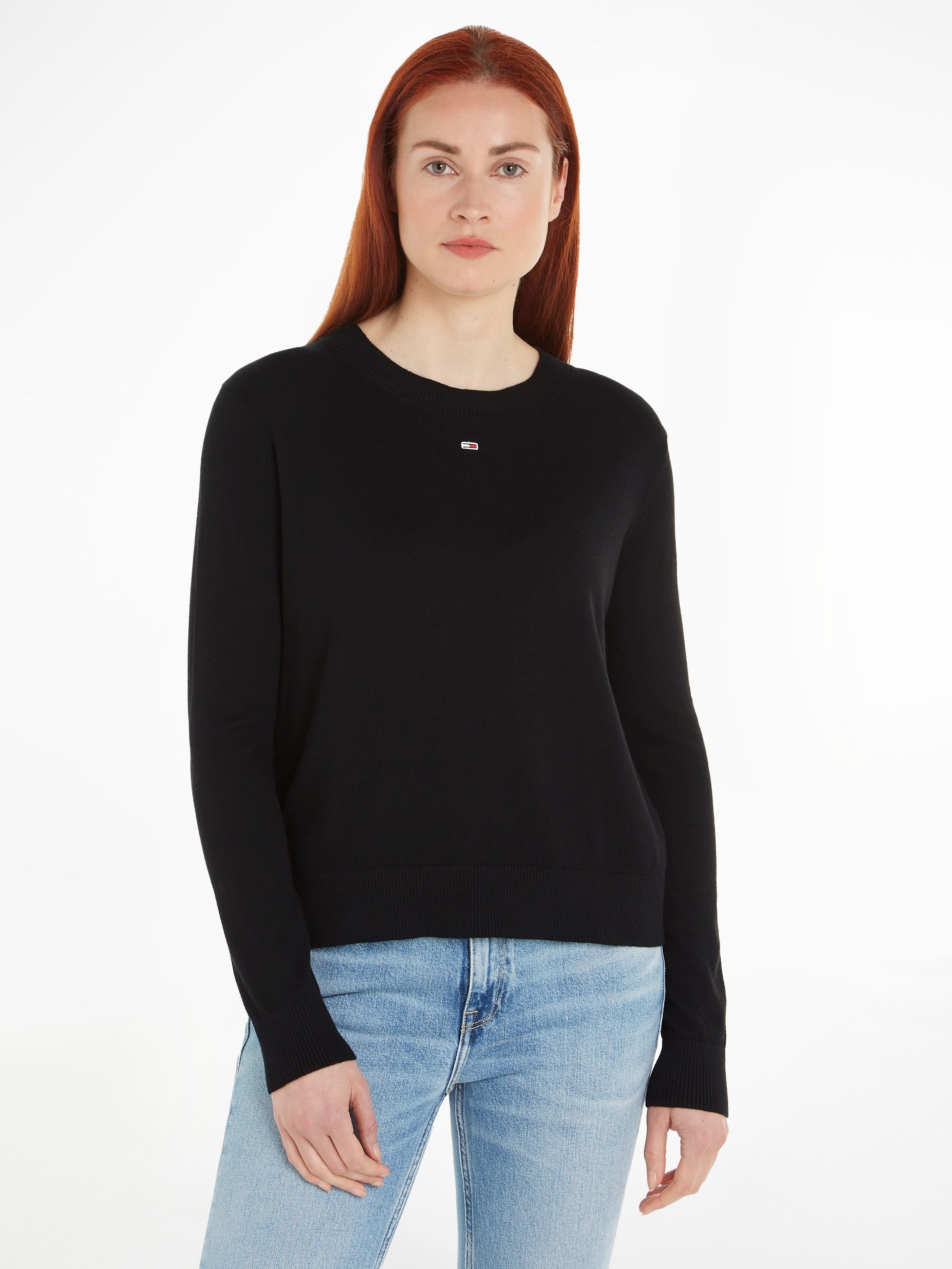 TOMMY JEANS Gebreide trui TJW ESSENTIAL CREW NECK SWEATER