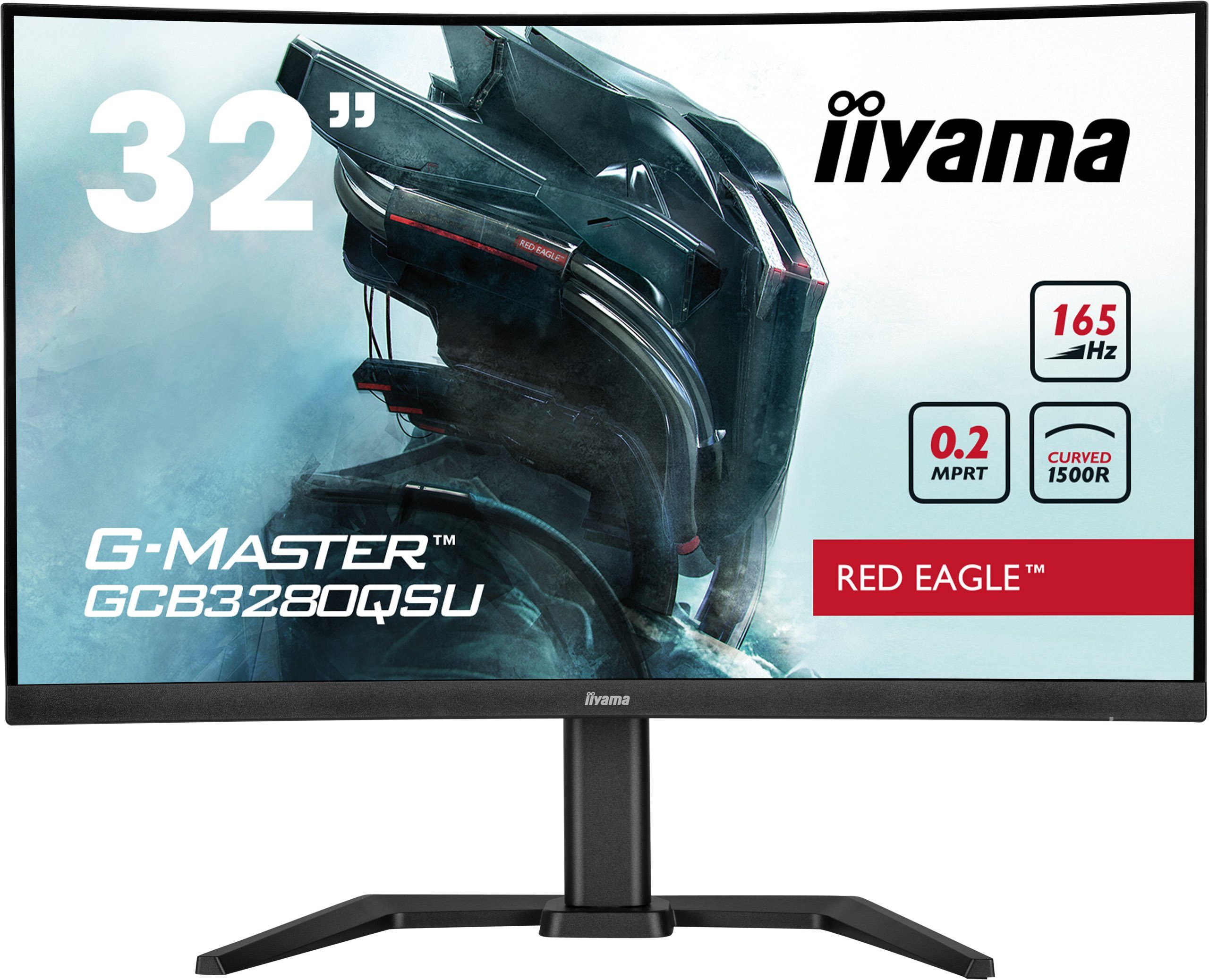 Iiyama Curved-gaming-ledscherm GCB3280QSU-B1, 80 cm / 32", WQHD
