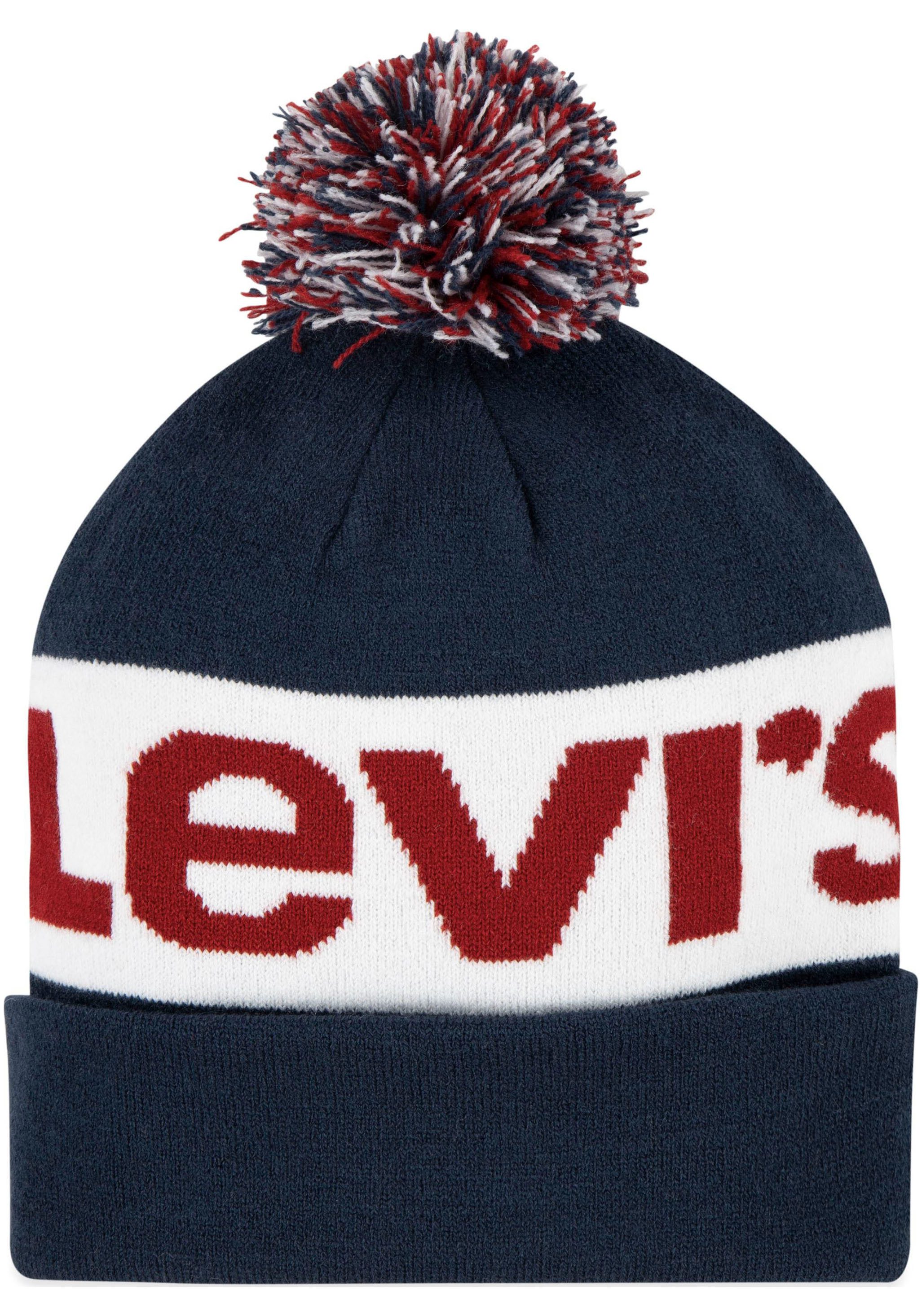 Levi's Kidswear Pomponmuts en handschoen in set (set)