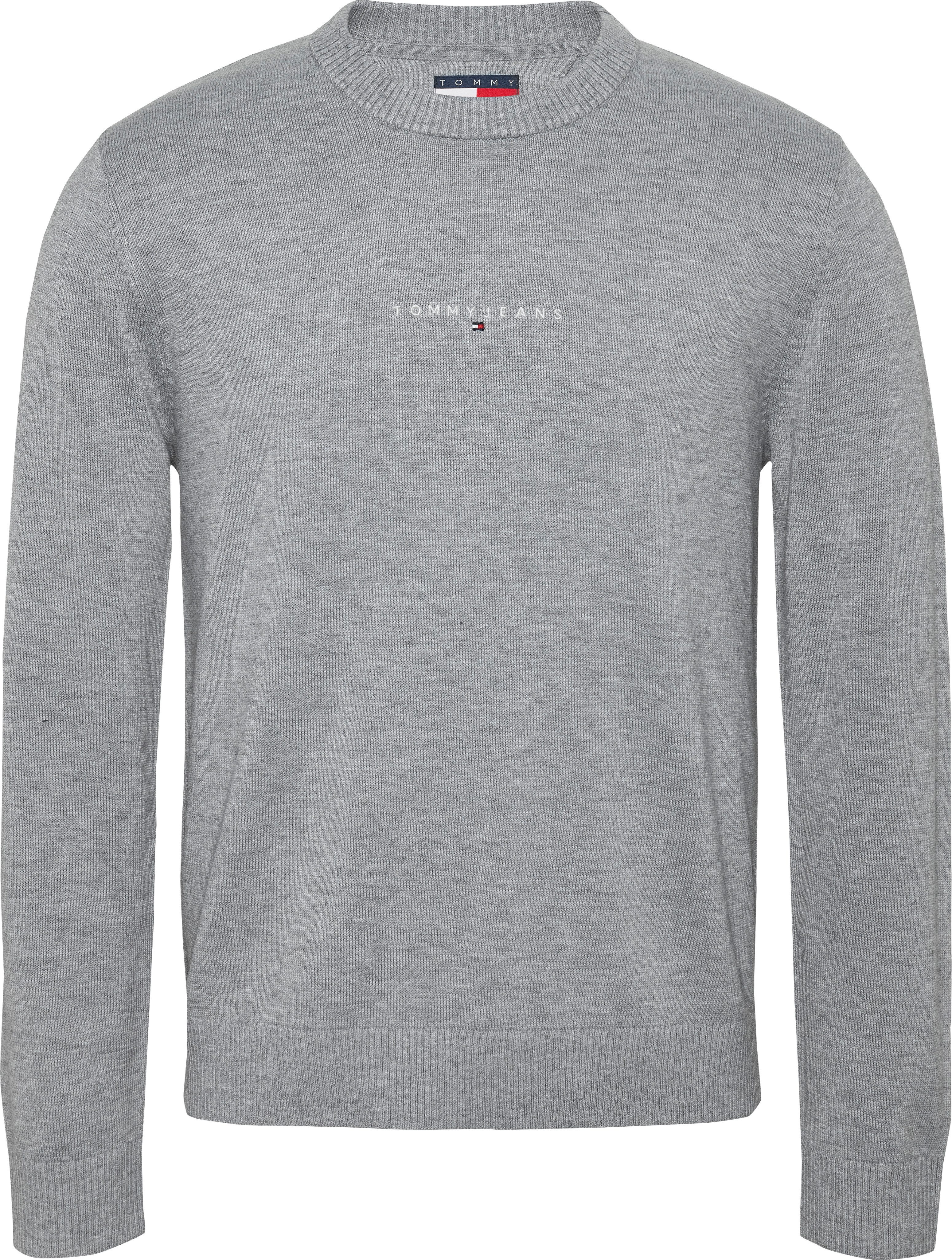 TOMMY JEANS Gebreide trui TJM LINEAR SMALL CHEST SWEATER