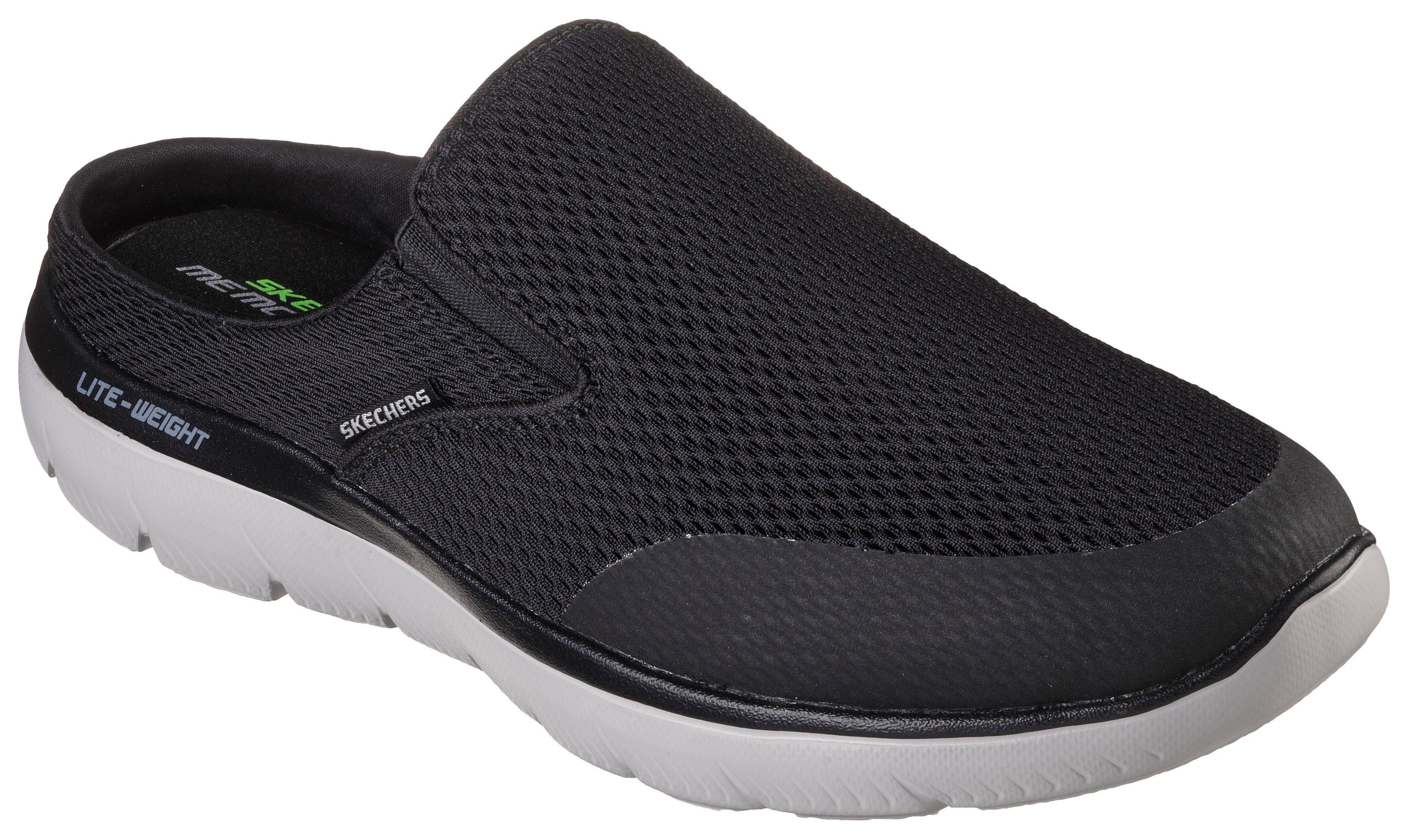 Skechers Clogs Summits zomerschoen, slippers, vakantie, in sportieve look heren clogs maat 45 EU zwart