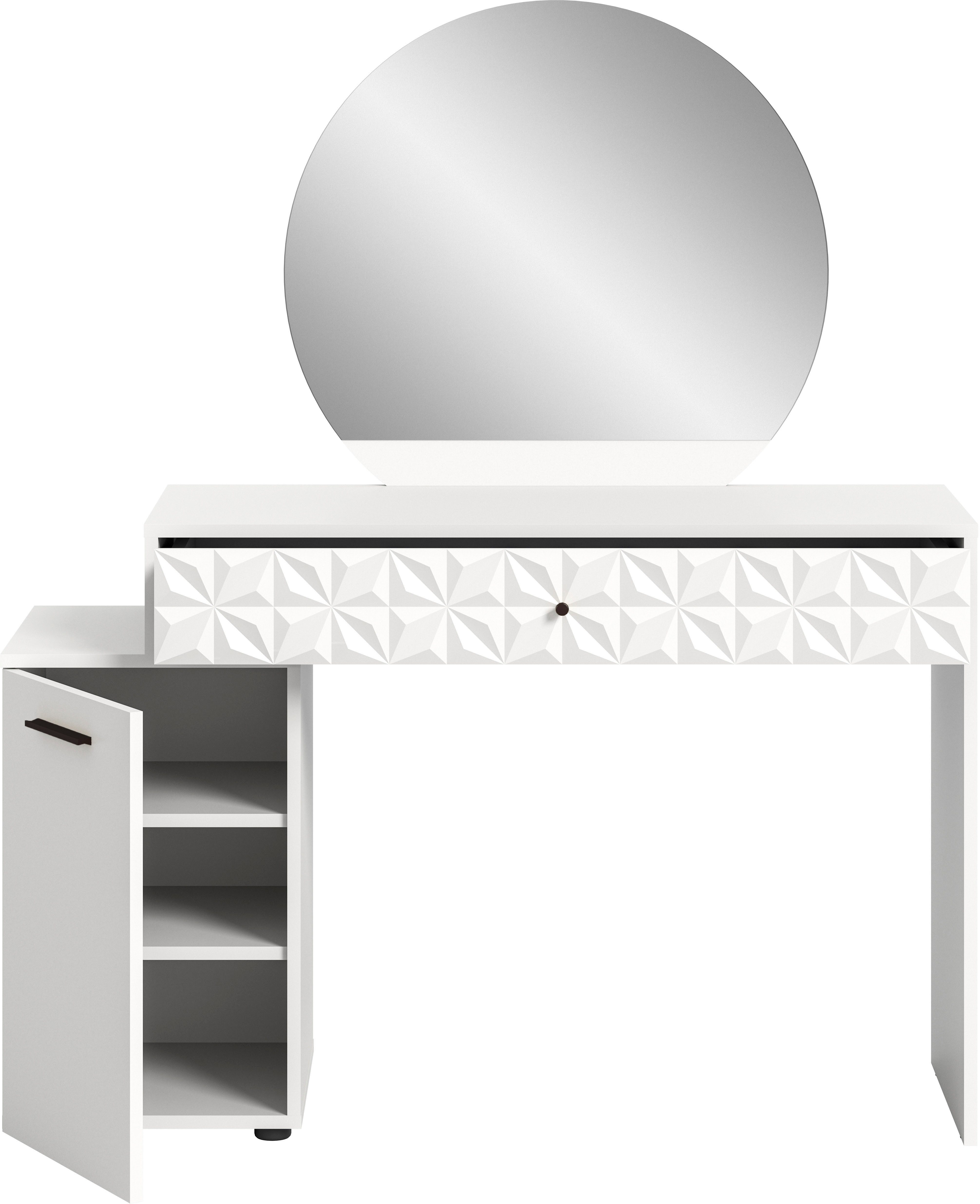 INOSIGN Sidetable Föhnkast, kaptafel, make-uptafel, inclusief spiegel