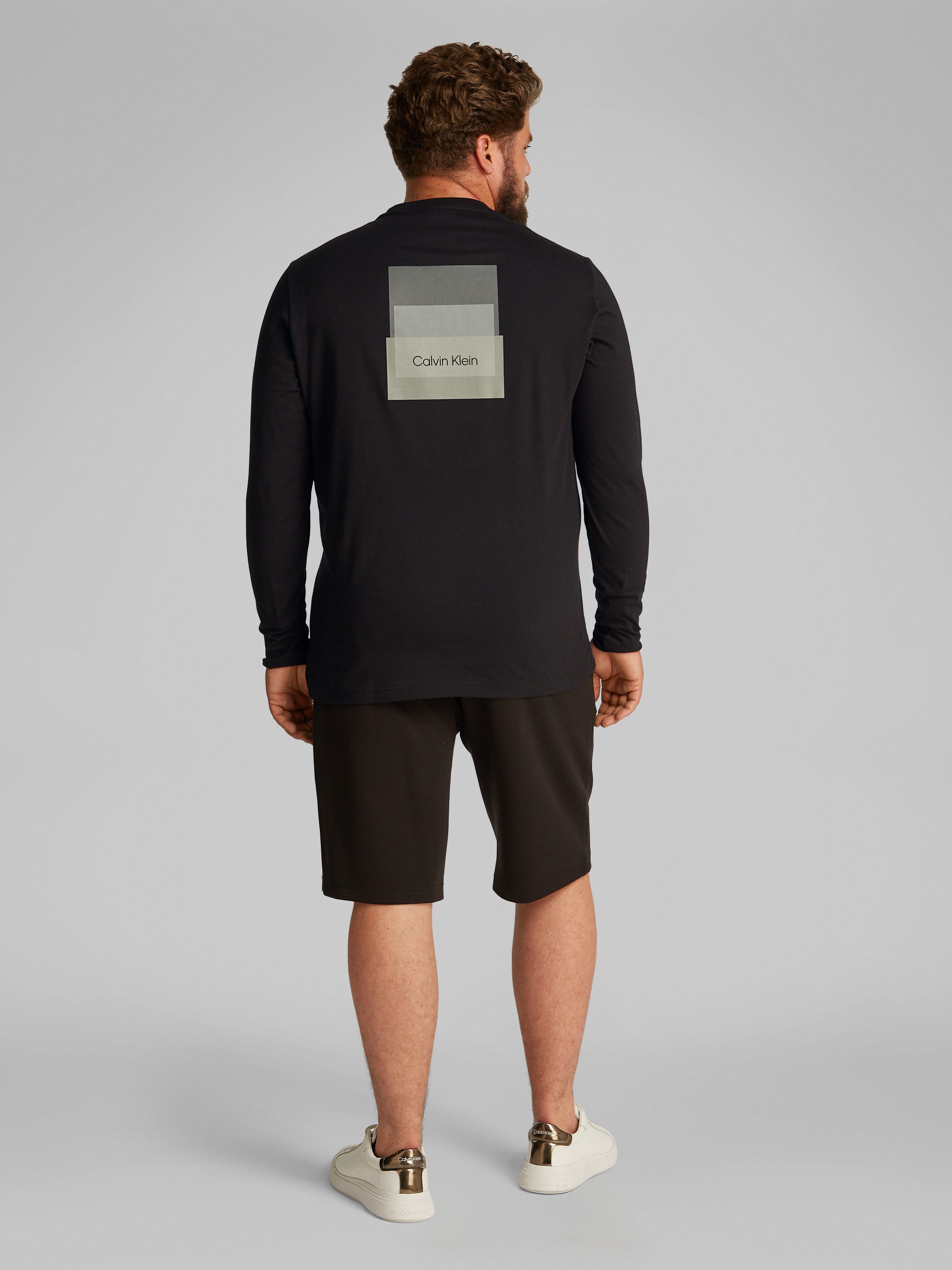 Calvin Klein Shirt met ronde hals BT_STACK COLOR BLOCK LS T-SHIRT