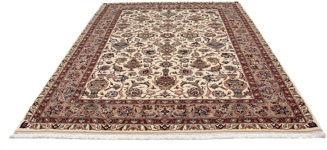 morgenland Wollen kleed Kaschmar bloemmotief beige 288 x 205 cm Uniek exemplaar met certificaat