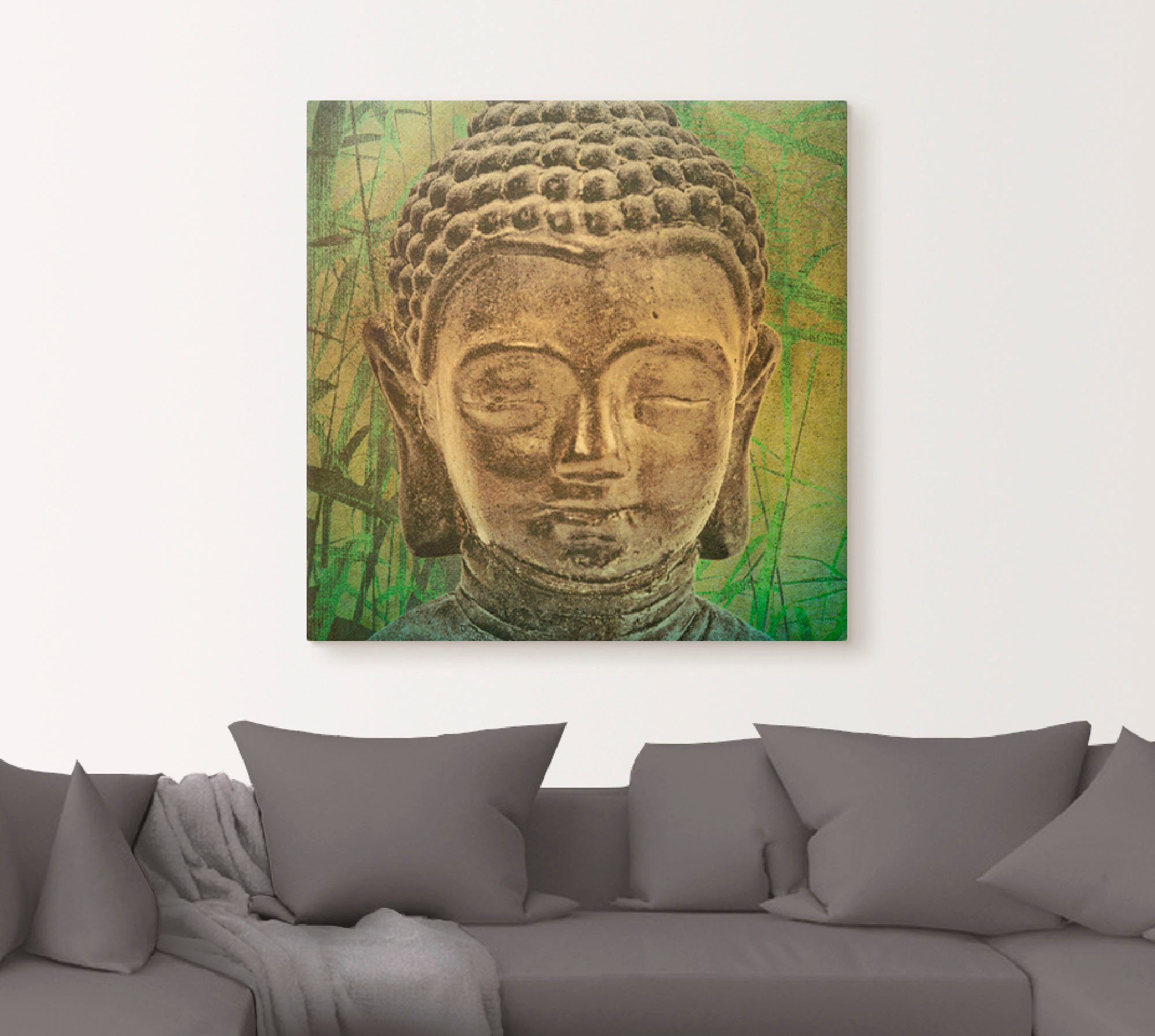 Artland Artprint Boeddha II als artprint op linnen, poster in verschillende formaten maten