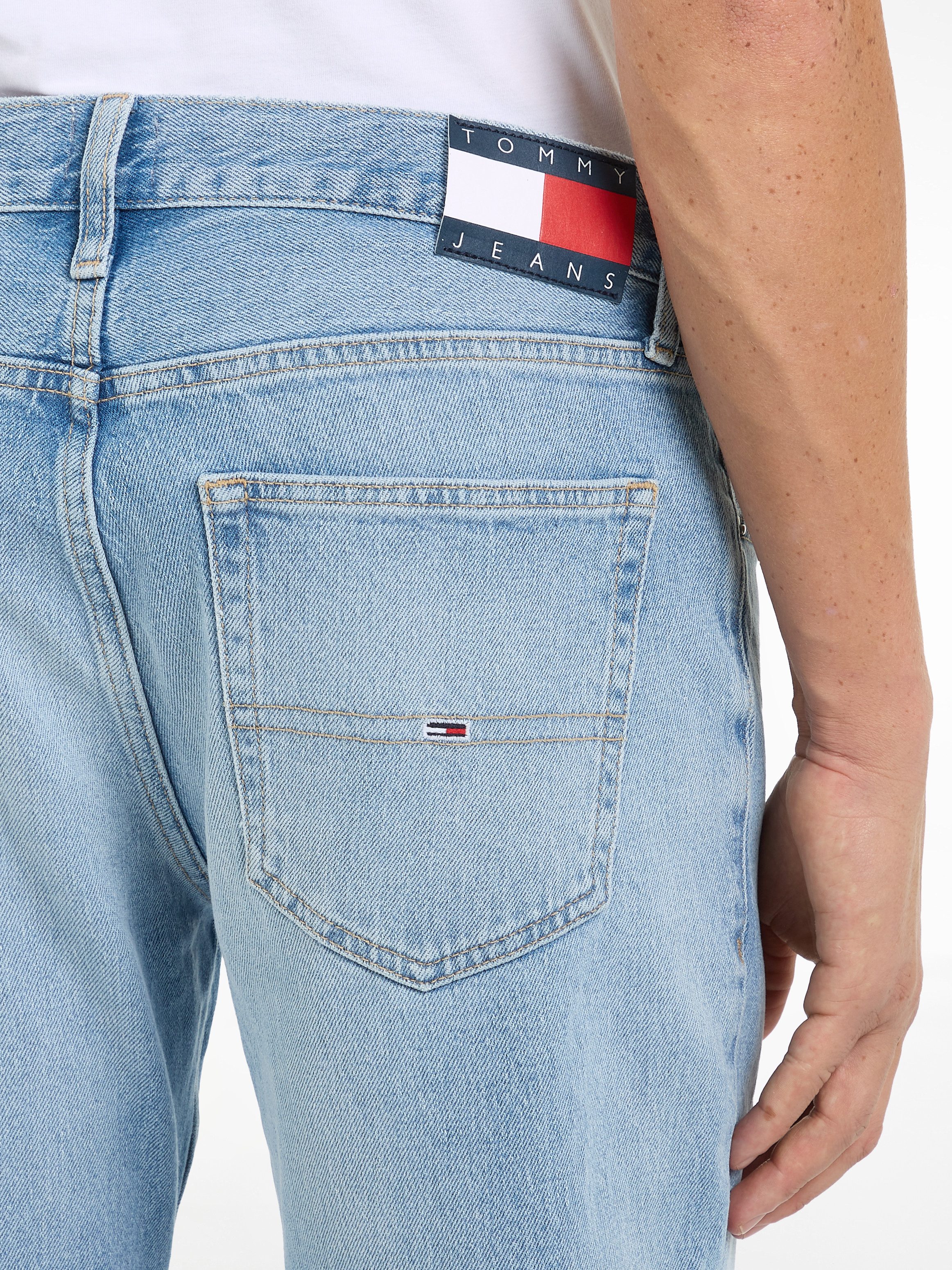 TOMMY JEANS Slim fit jeans RYAN SLIM STRAIGHT met gestempeld logo