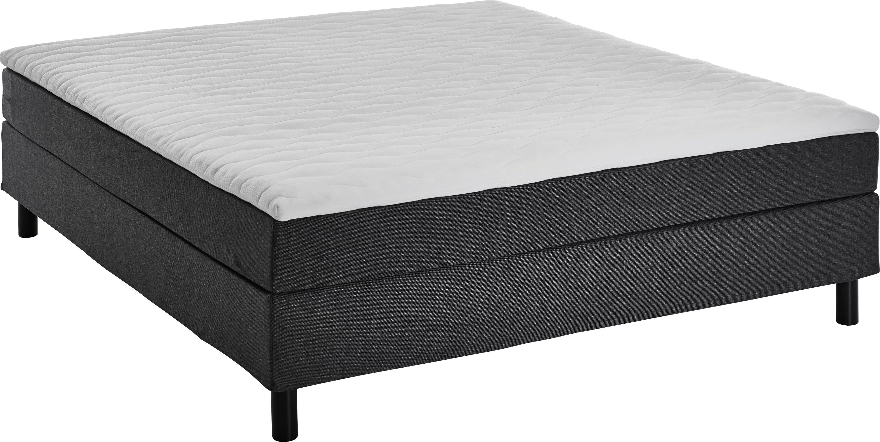 ATLANTIC home collection Boxspring Happy zonder hoofdbord, met topmatras, naar keuze met of zonder beddengoed