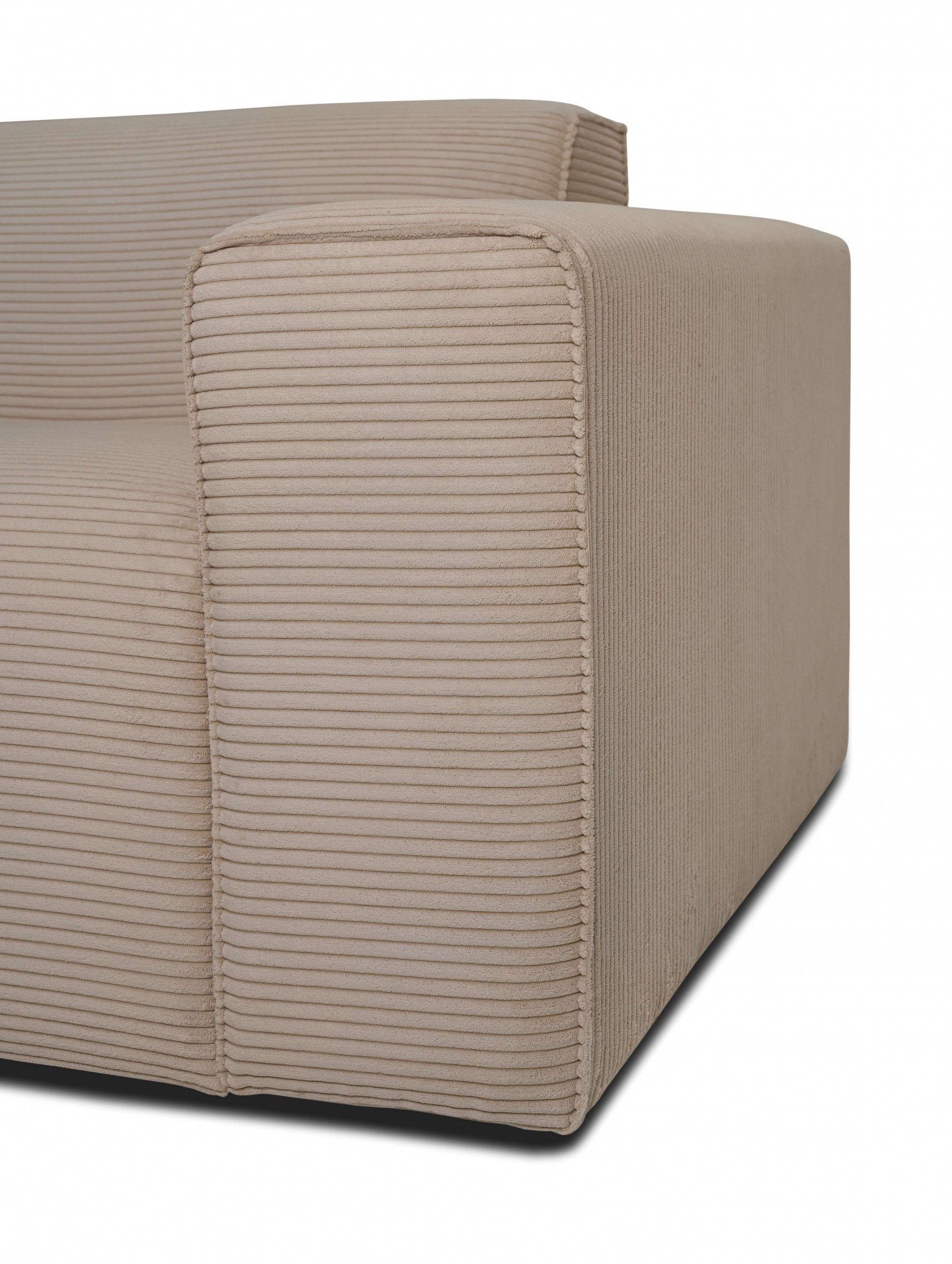 INOSIGN Hoekbank Clayton in een trendy ribfluwelen bekleding, diverse combinaties mogelijk
