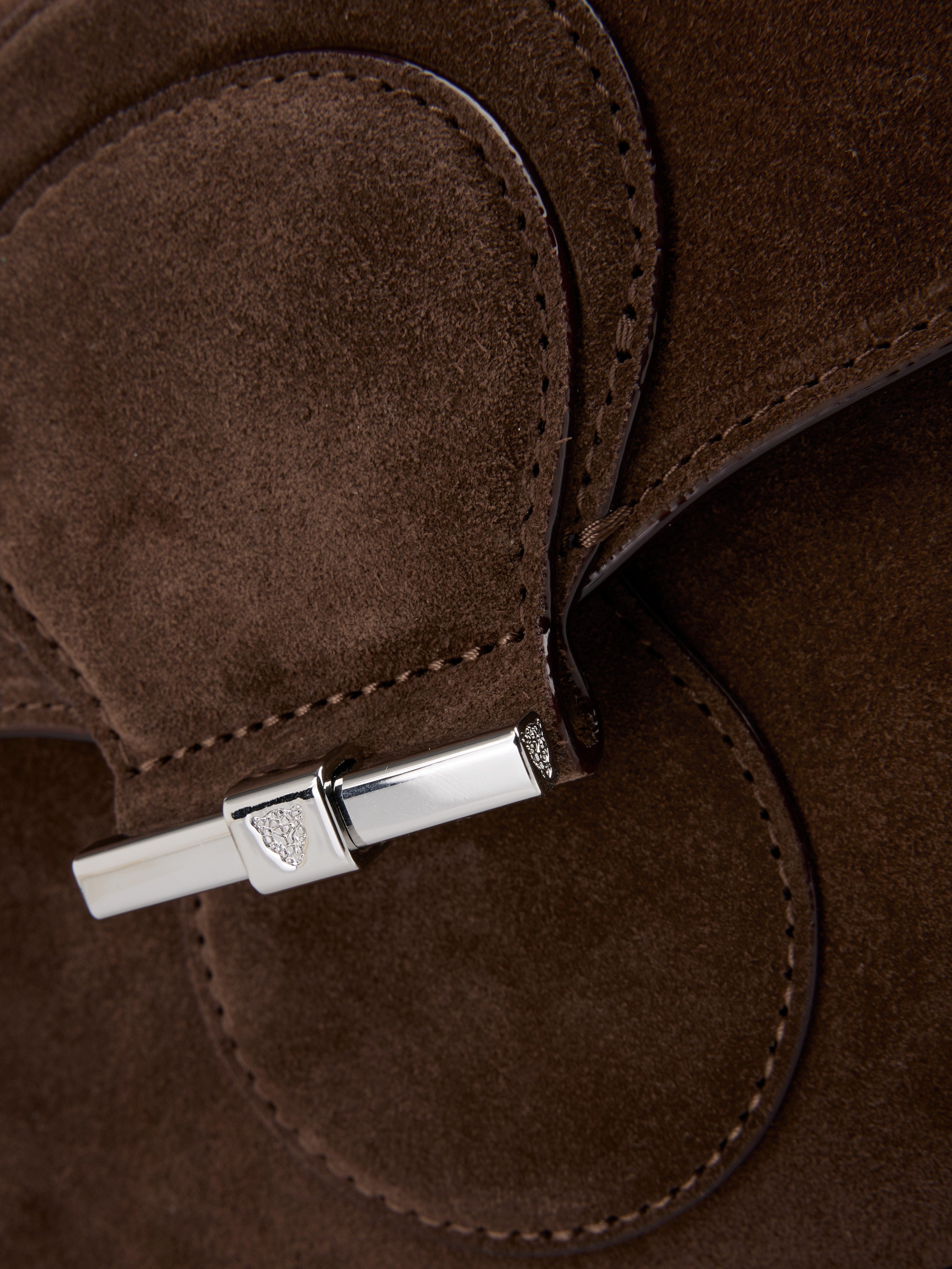 Marc Cain Schoudertas Collections Mystic Plumage Saddlebag, schoudertas met afneembare, verstelbare schouderriem