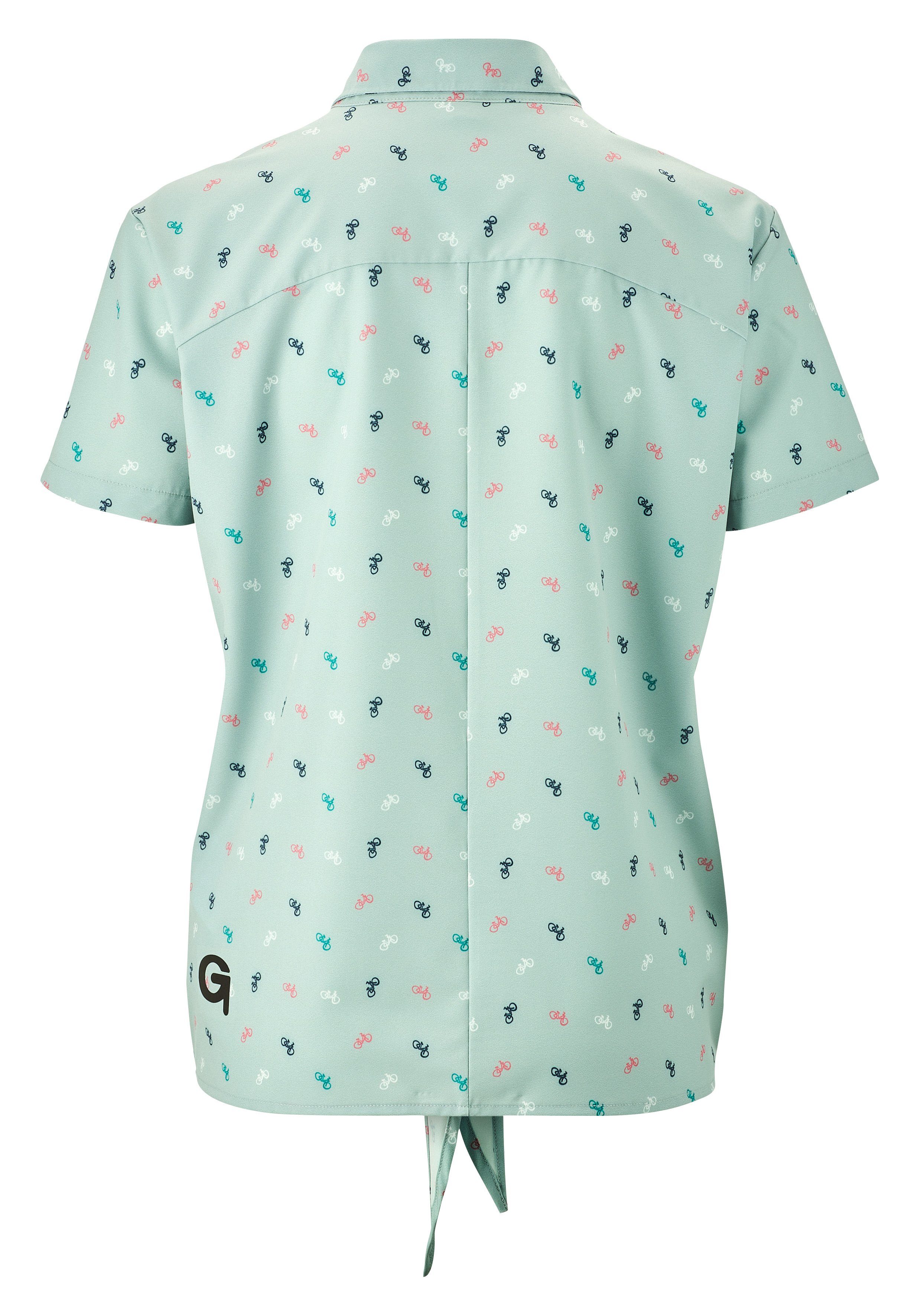 Gonso Fietsshirt MOLVENO Breedte-reguleerbare zoom door modieus bind-element
