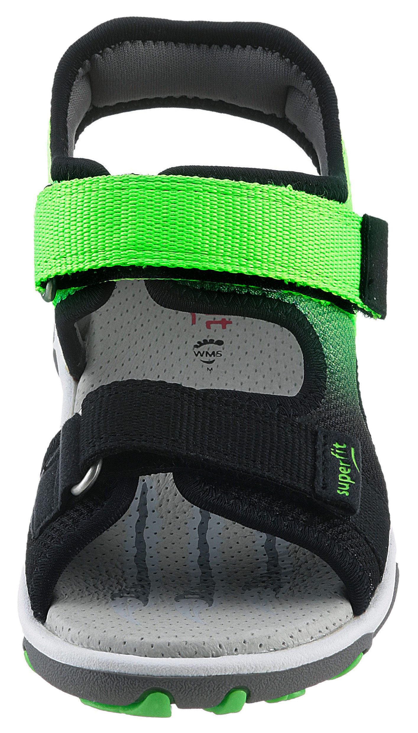 Superfit Sandalen MIKE 3.0 WMS: middel Buitensandaal met klittenband, voetbal logo, maat sjabloon om te downloaden